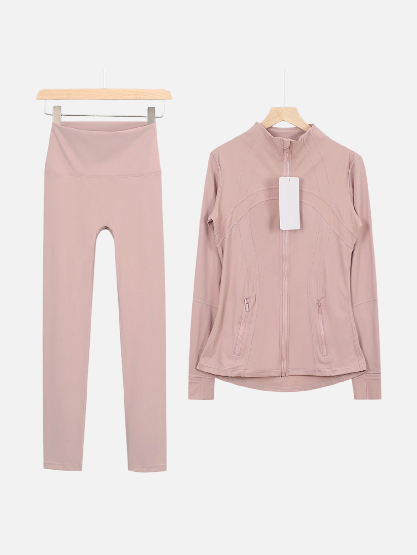 lululemon Zip-Up Jacket & High-Waist Slim Pants 2-Piece Set - Lulualo