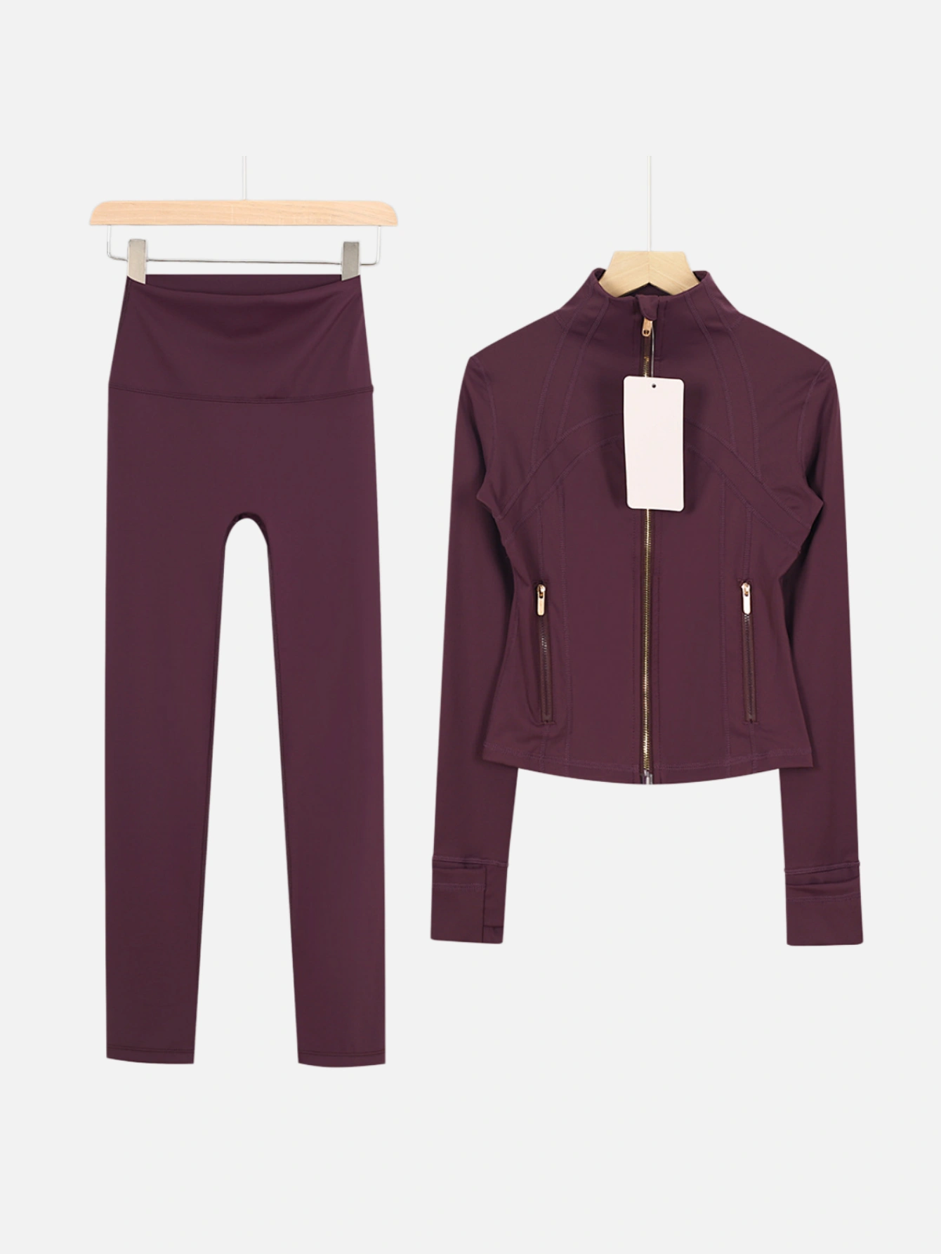 lululemon Cropped Zip-Up Jacket & High-Waist Slim Pants 2-Piece Set - Lulualo