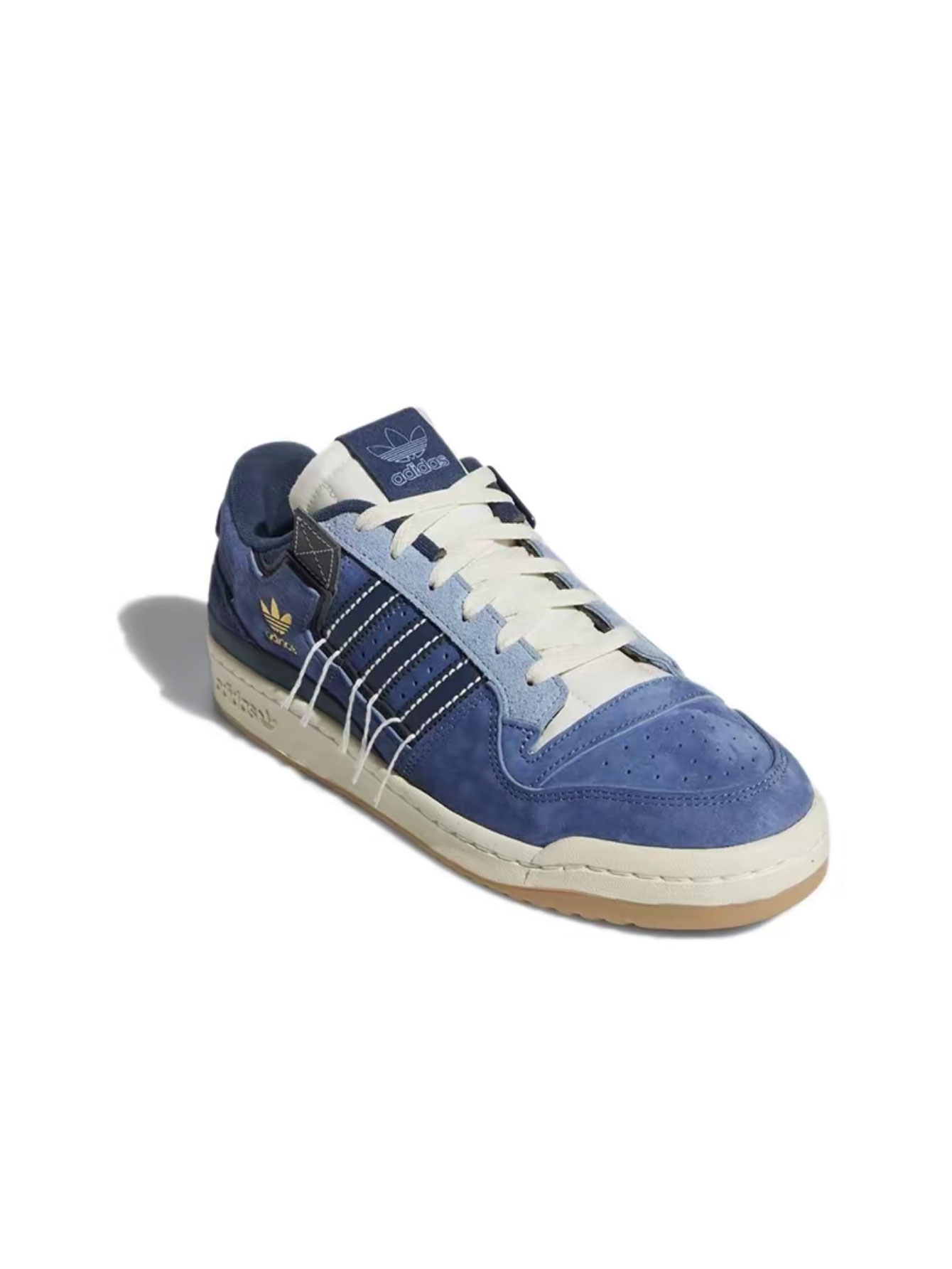 Forum Retro Leather & Suede Low-Top Sneakers - Lulualo
