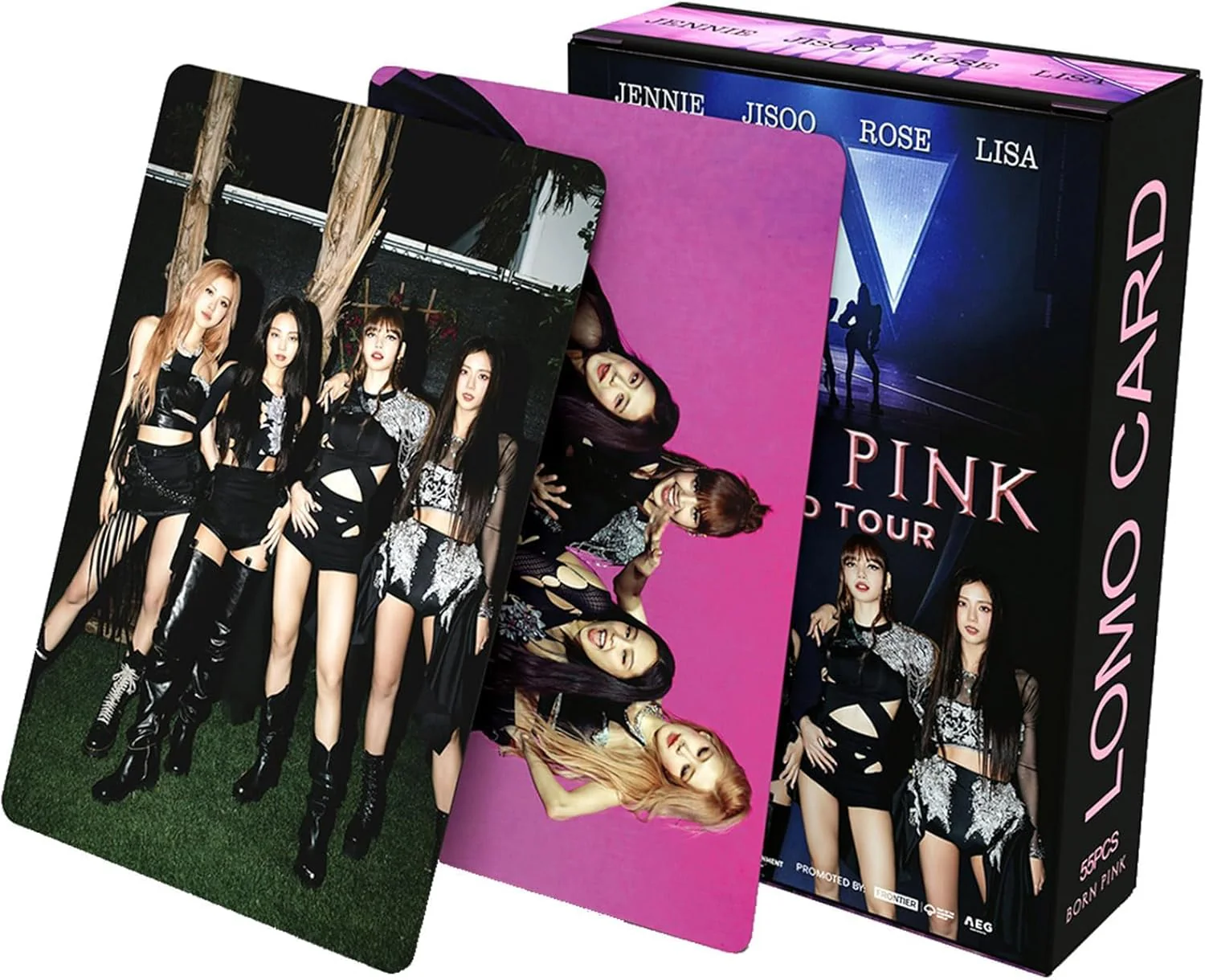 Blackpink Born Pink Photocards 165 Pcs Lomo Cards 3 Pack Gift For Blink Fans Bundle - KATSEYE MERCH​