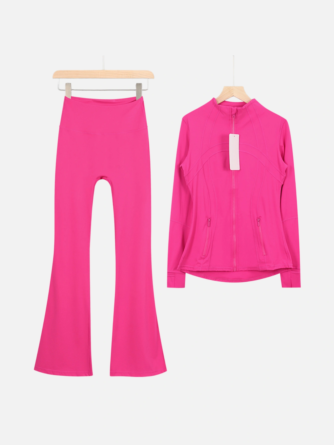 lululemon Zip-Up Jacket & Flared Pants 2-Piece Set - Lulualo