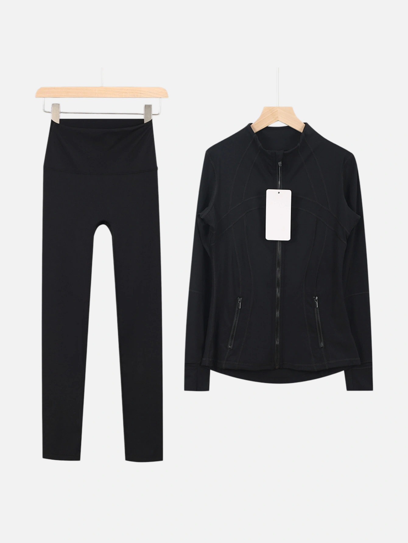 lululemon Zip-Up Jacket & High-Waist Slim Pants 2-Piece Set - Lulualo