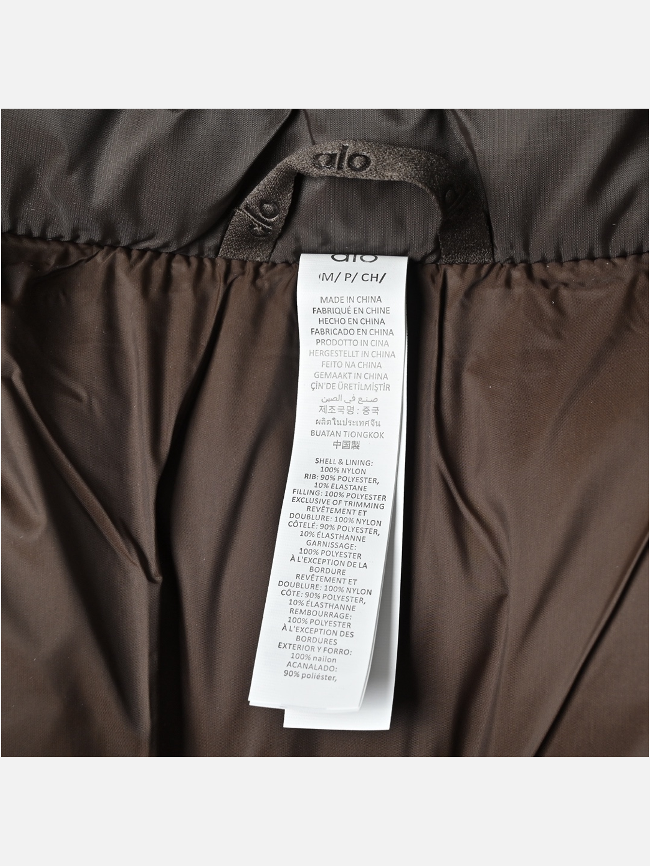 Alo Foxy Cropped Hooded Puffer Jacket - Coffee Brown - Lulualo