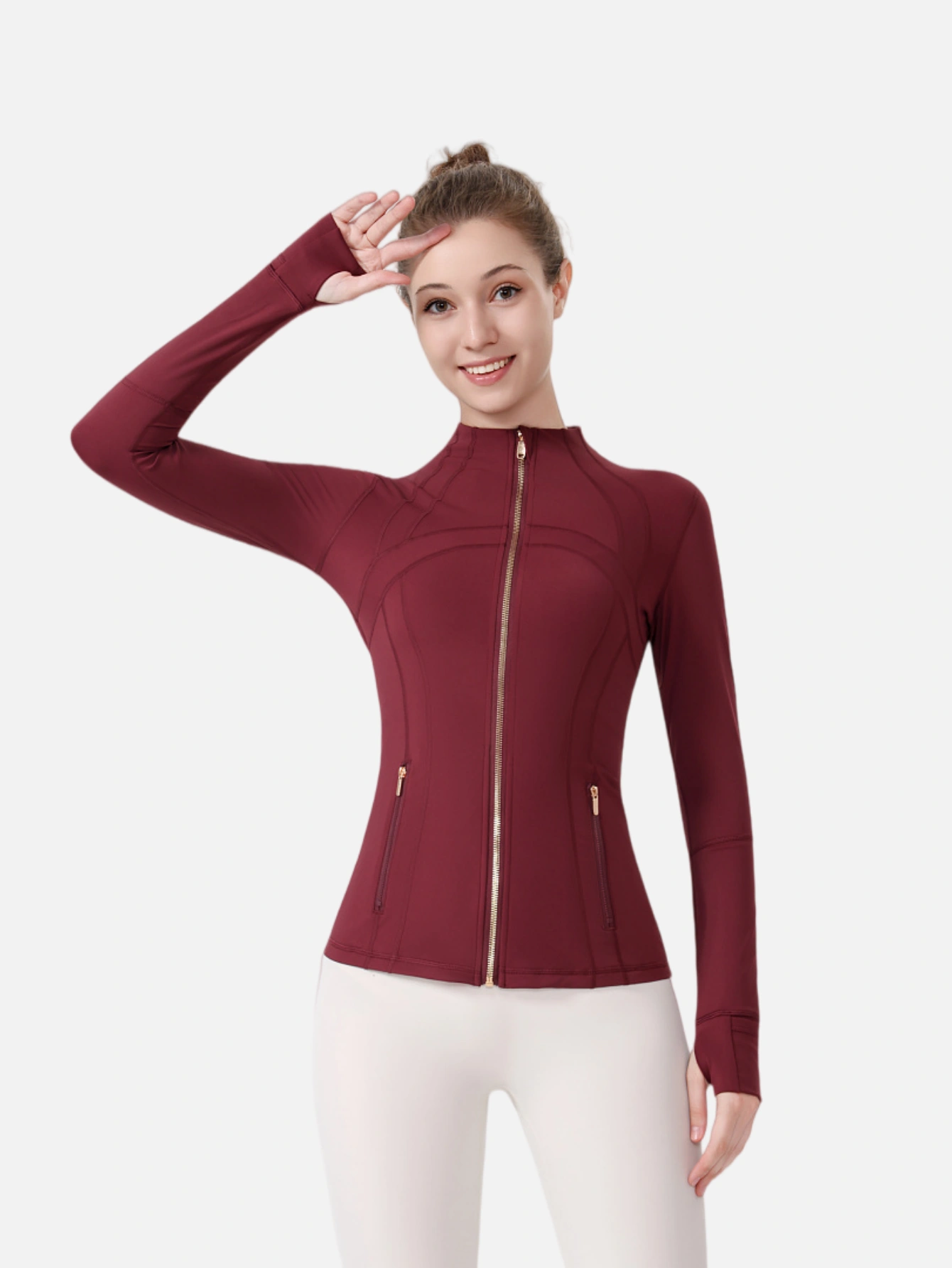 lululemon Slim-Fit Zip-Up Athletic Jacket - Lulualo
