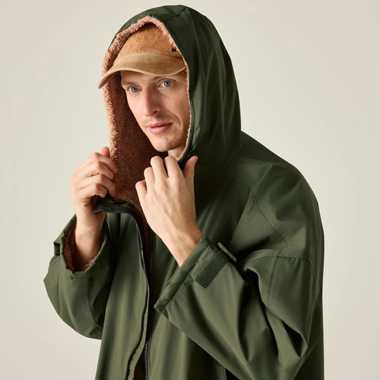 Adult Waterproof Changing Robe | Dark Khaki
