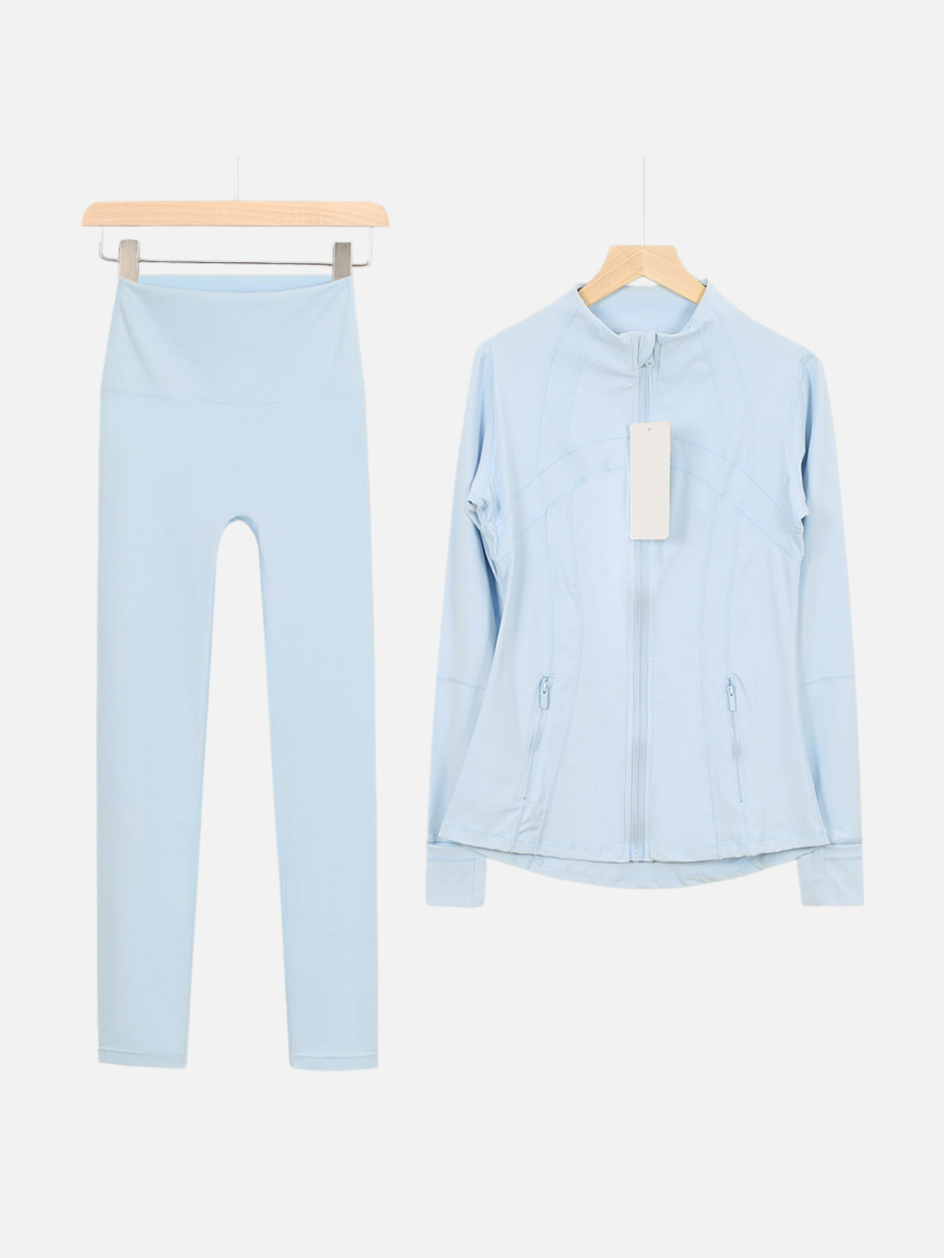 lululemon Zip-Up Jacket & High-Waist Slim Pants 2-Piece Set - Lulualo