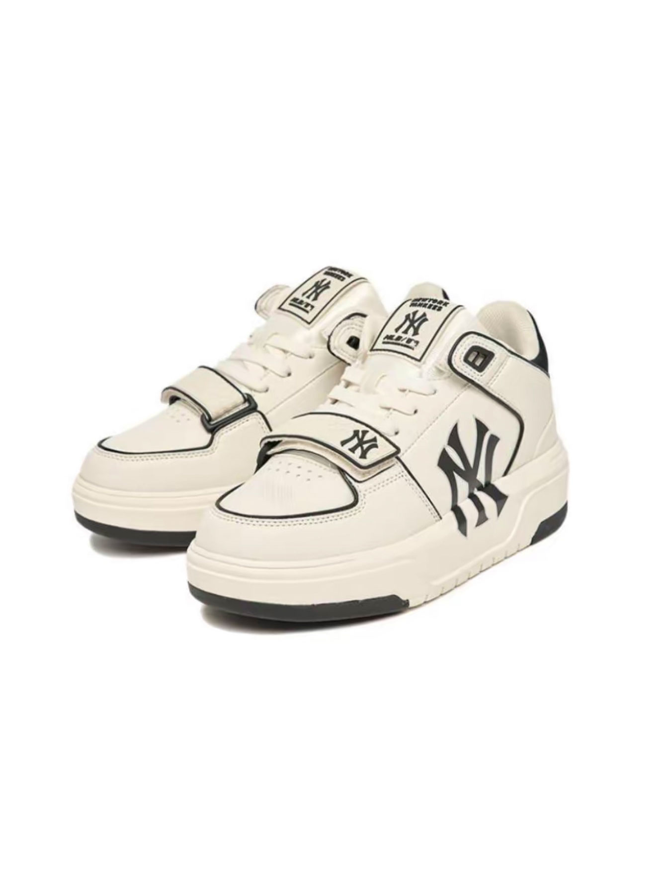 Chunky Liner Mid Sneakers New York Yankees Monogram Casual Shoes Unisex Thick-Sole Platform Trainers Multi-Colors Available Retro Streetwear Style for Men Women - Lulualo