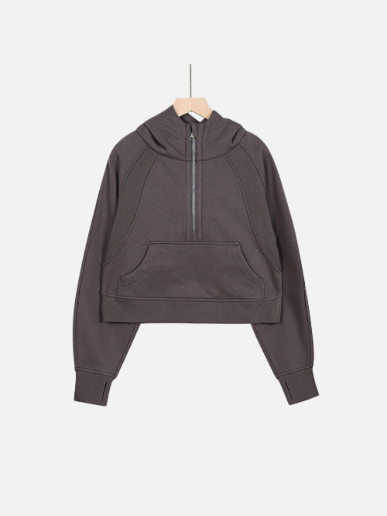 lululemon Cropped Half-Zip Hoodie - Lulualo