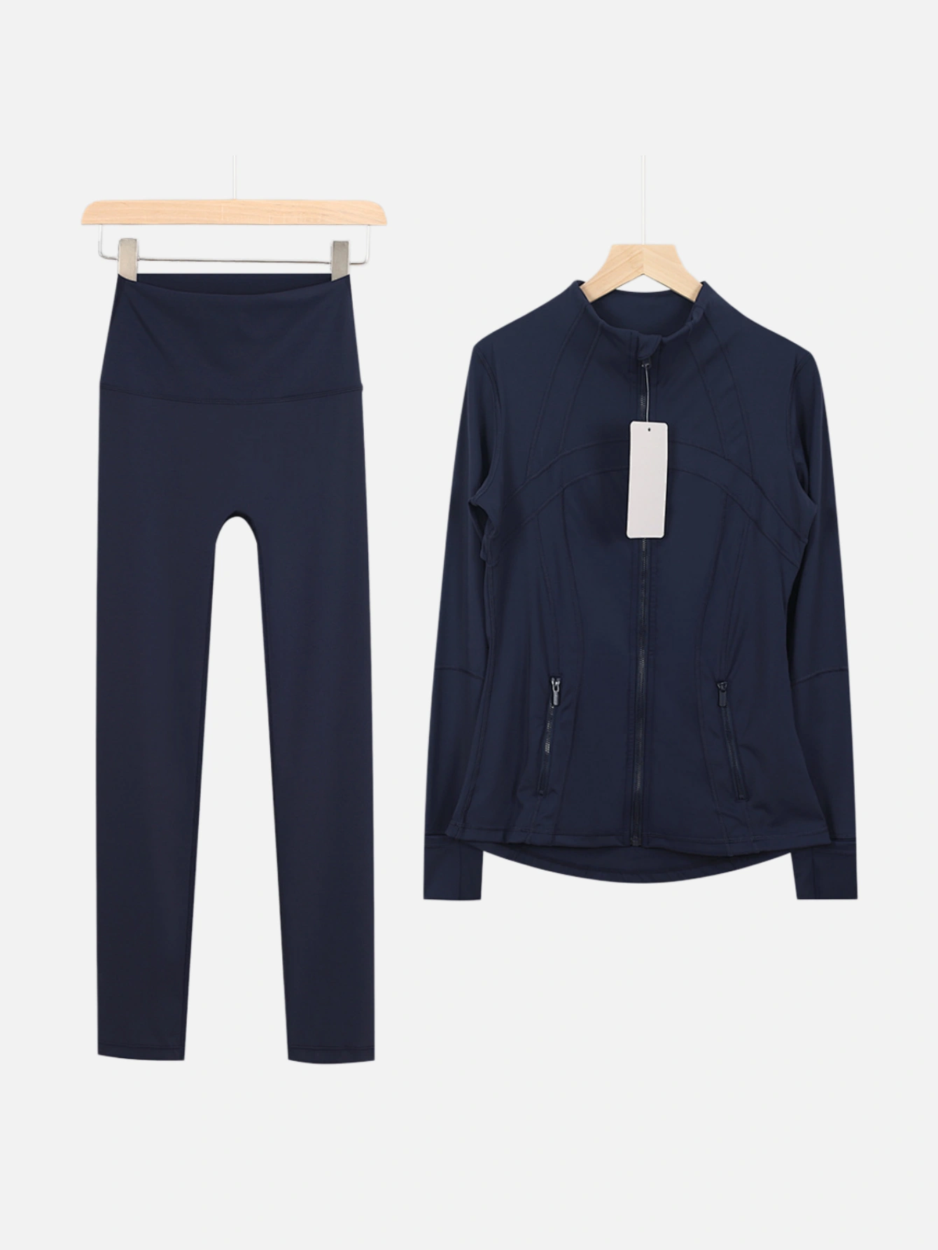 lululemon Zip-Up Jacket & High-Waist Slim Pants 2-Piece Set - Lulualo