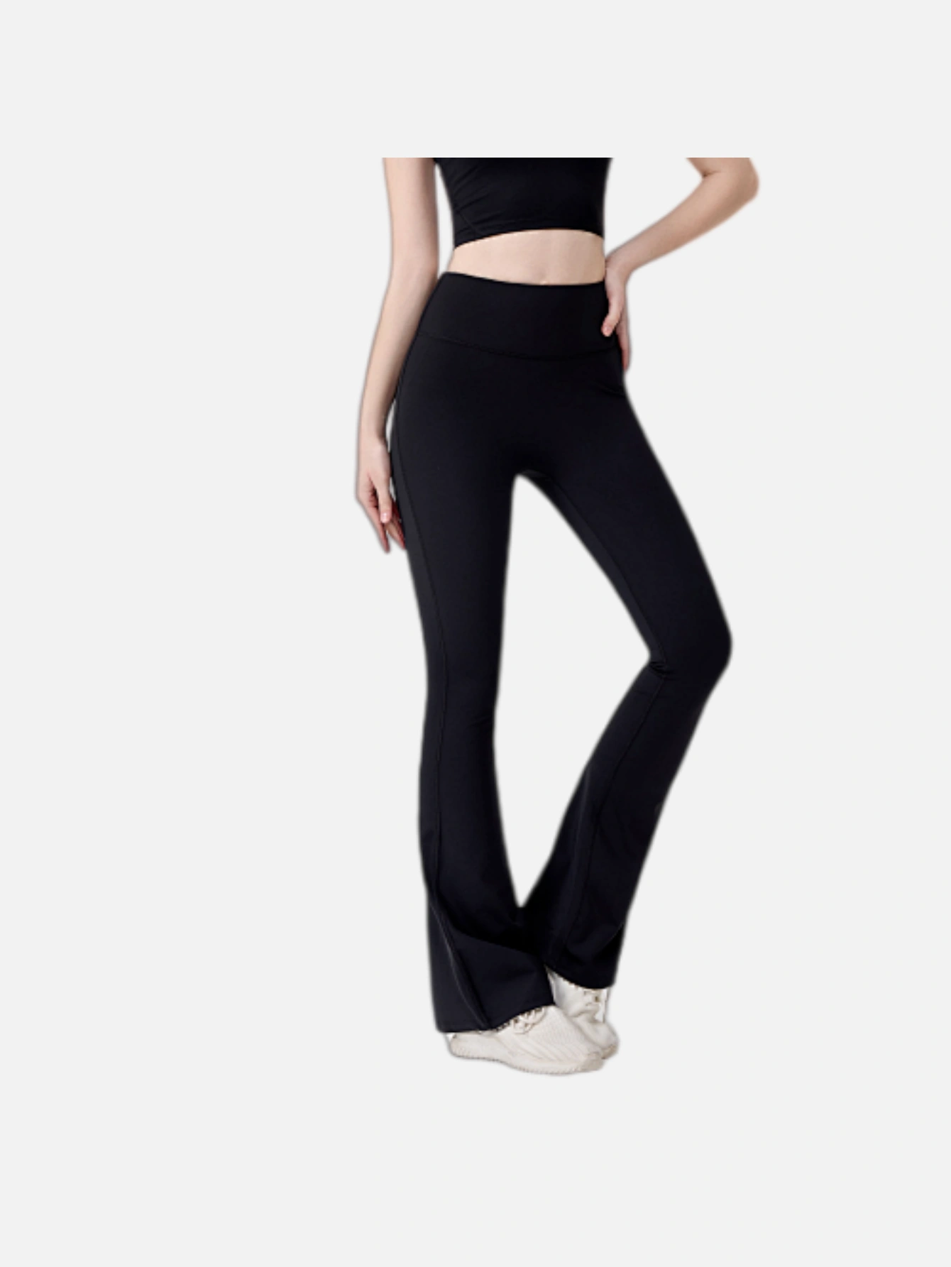 Women's High-Waist Split Flare Yoga Pants - Lulualo