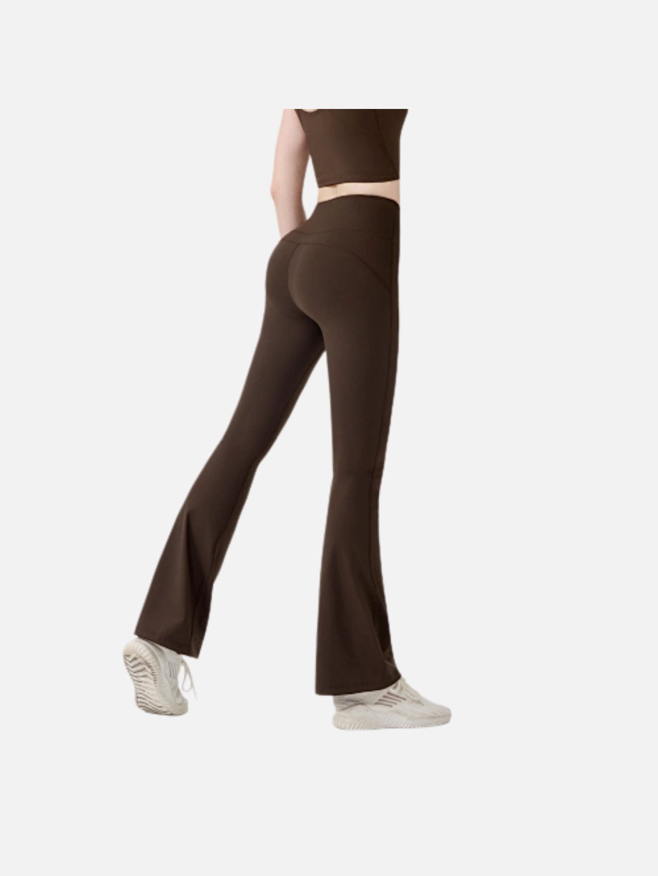 Women's High-Waist Split Flare Yoga Pants - Lulualo