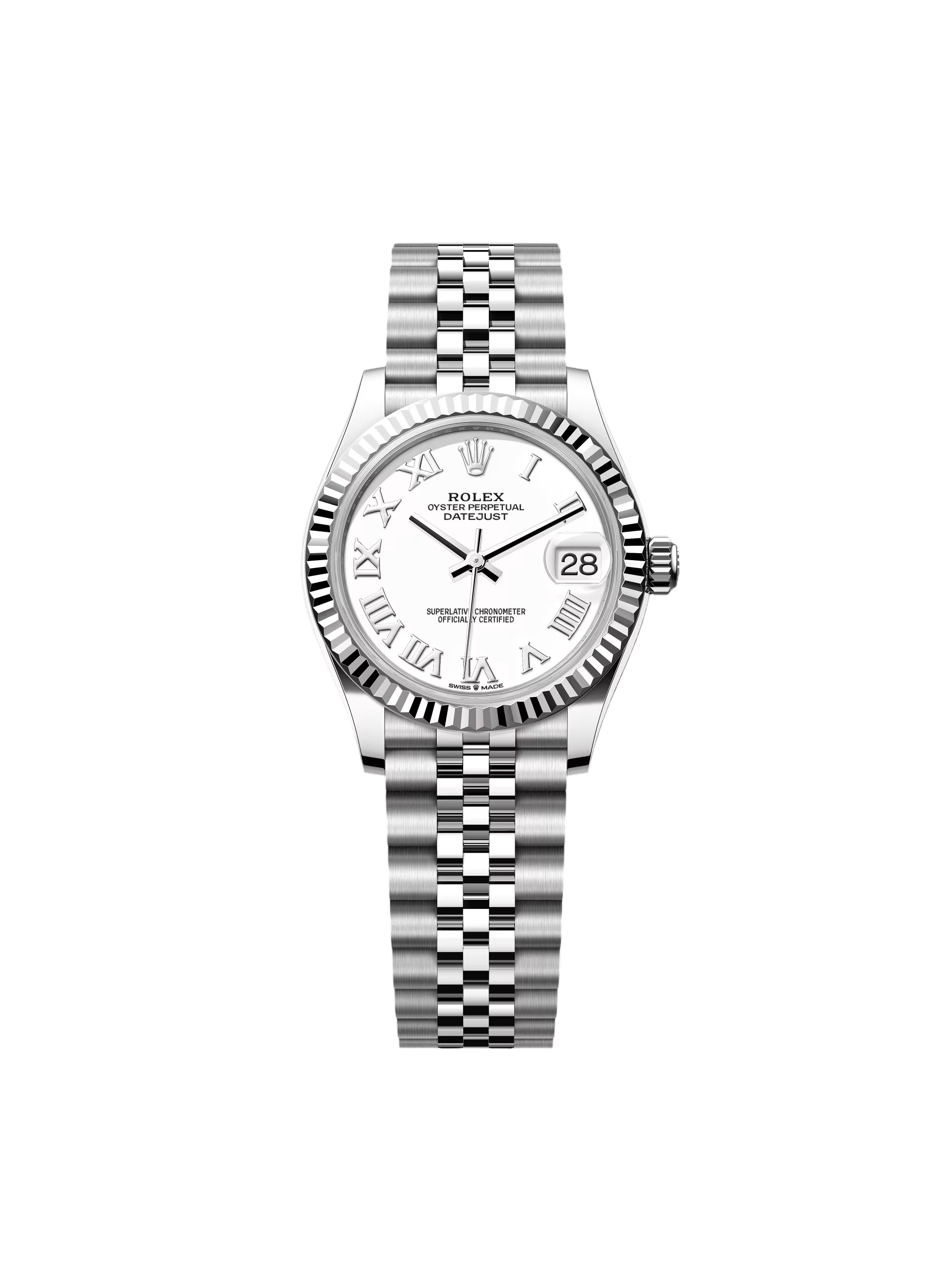 【Super Clone】RLX Datejust m278274-0009/0010 White 31mm Dial Oyster Watch