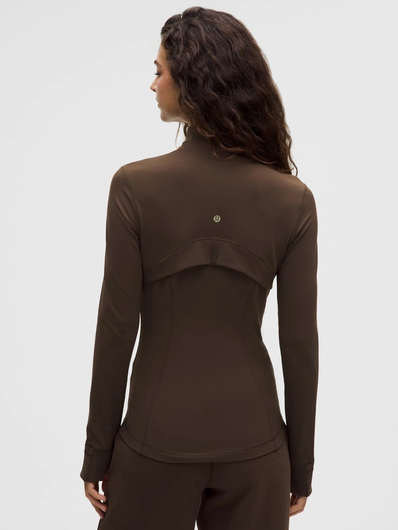 Lululemon Coffee Brown Dark-Gold Zip Athletic Jacket | US Warehouse - Lulualo