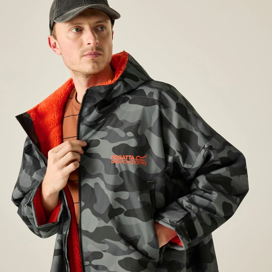 Adult Waterproof Changing Robe | Grey