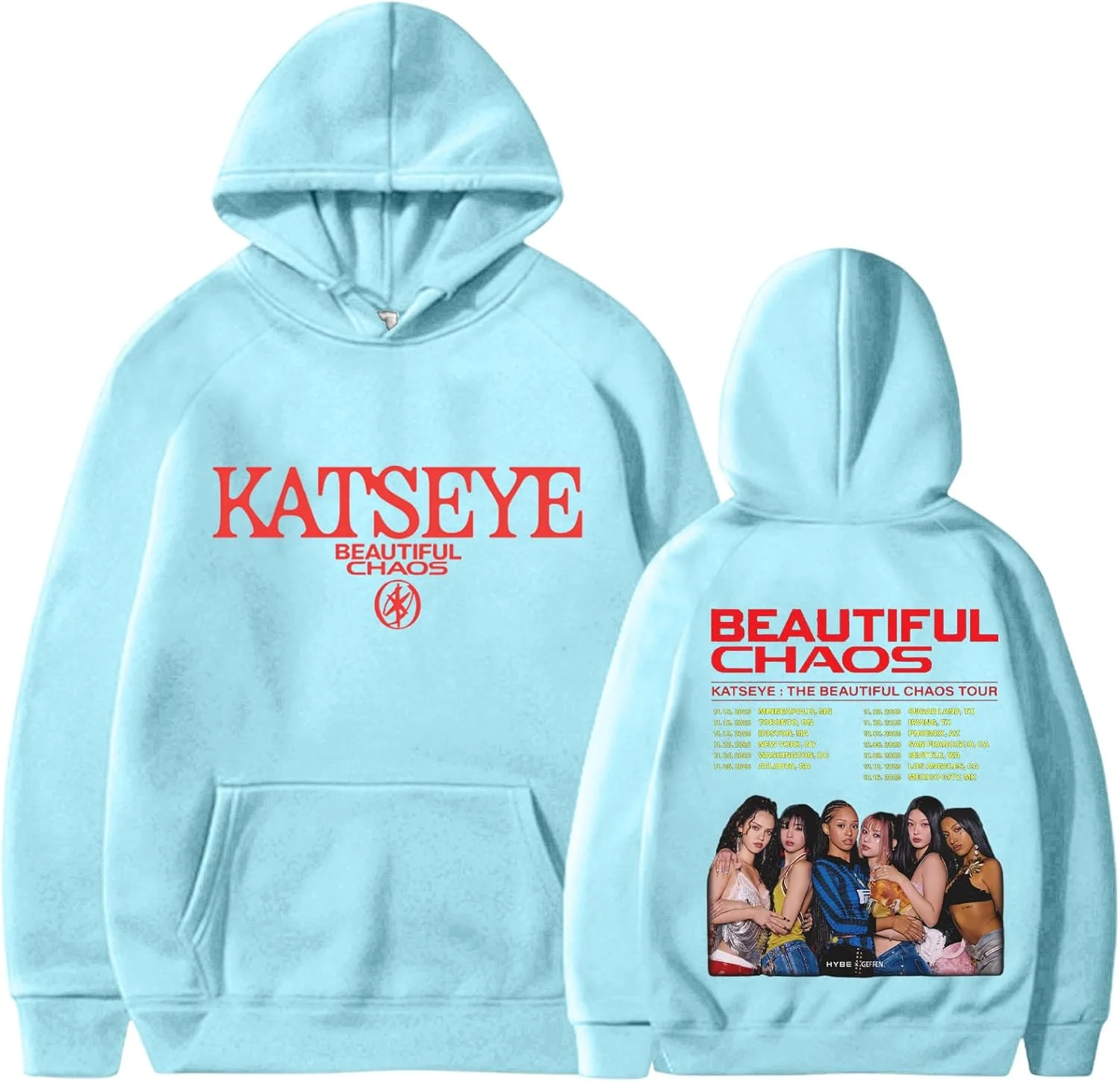 Cute Graphic Sweatshirt for Teens - KATSEYE MERCH​