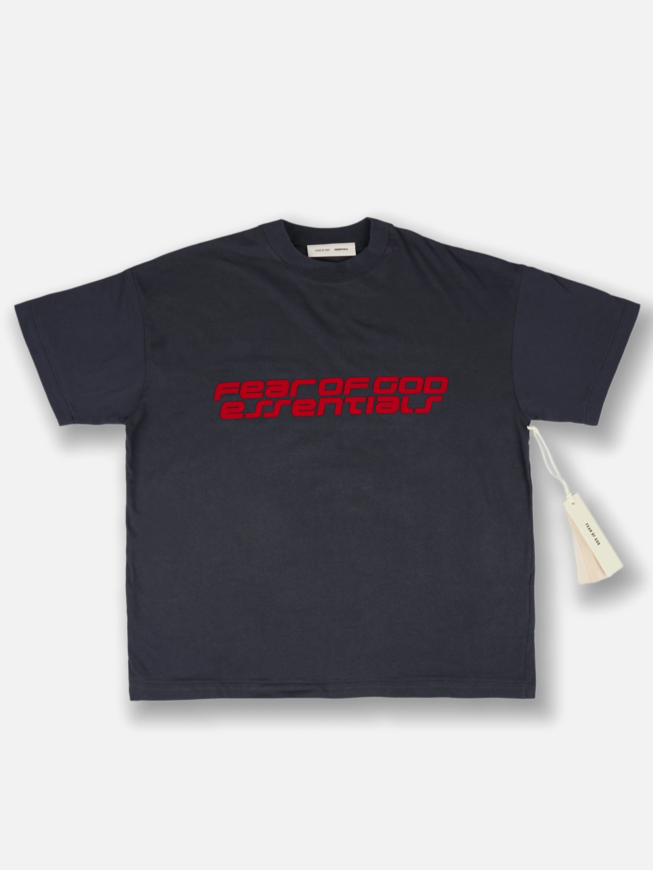 Essentials Relaxed Letter-Print T-Shirt - Lulualo