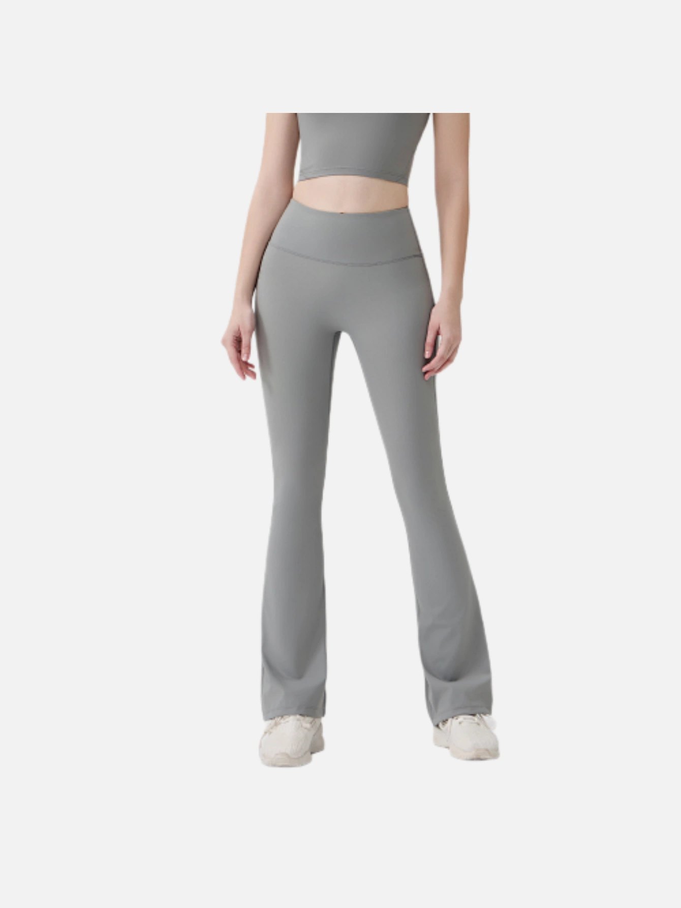 Women's High-Waist Split Flare Yoga Pants - Lulualo