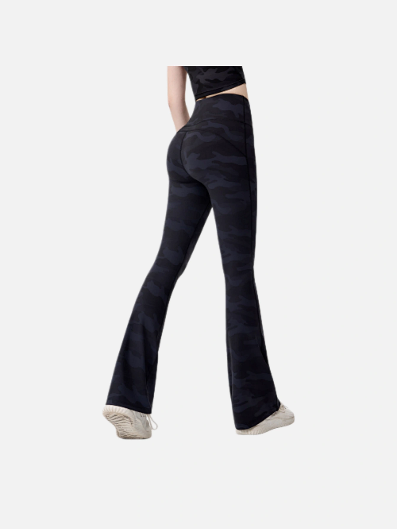 Women's High-Waist Split Flare Yoga Pants - Lulualo