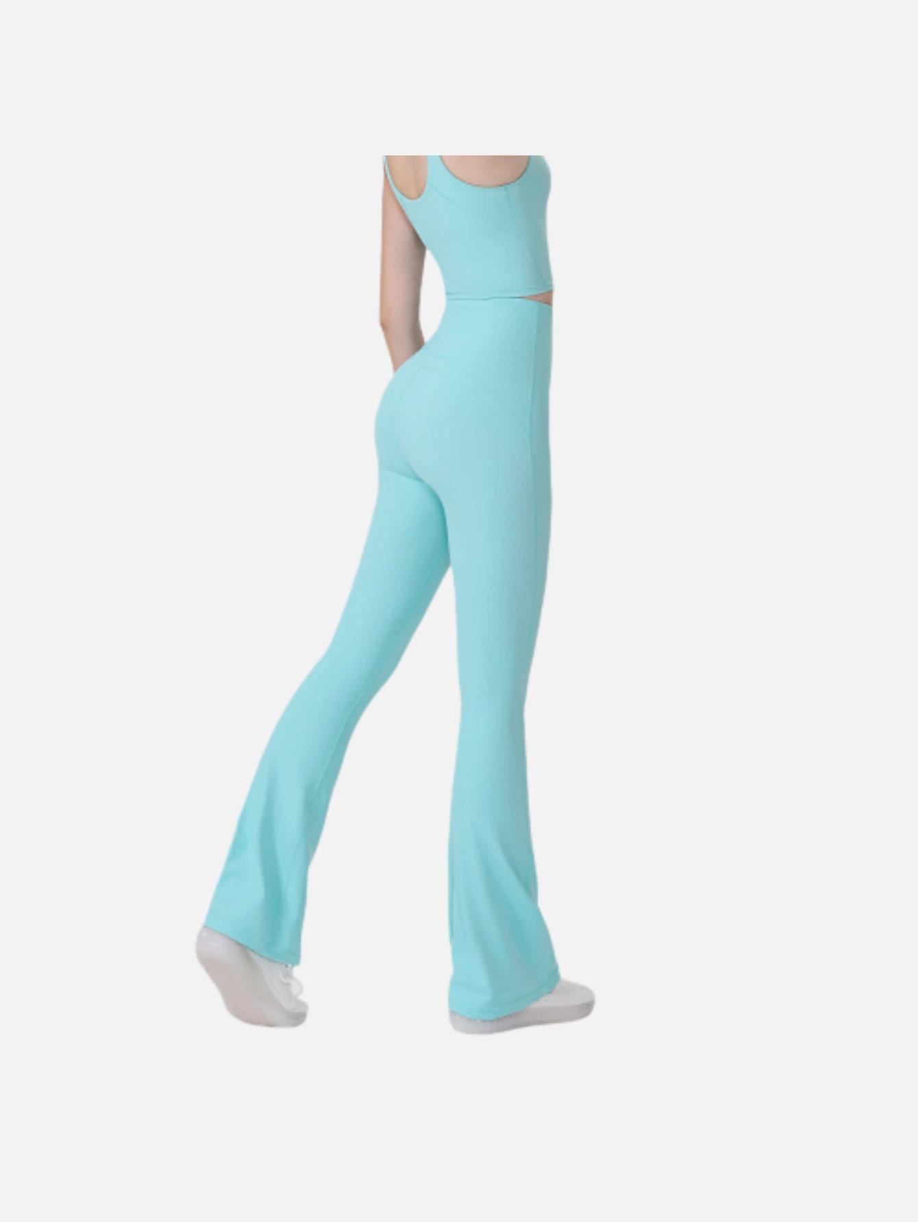 Women's High-Waist Split Flare Yoga Pants - Lulualo