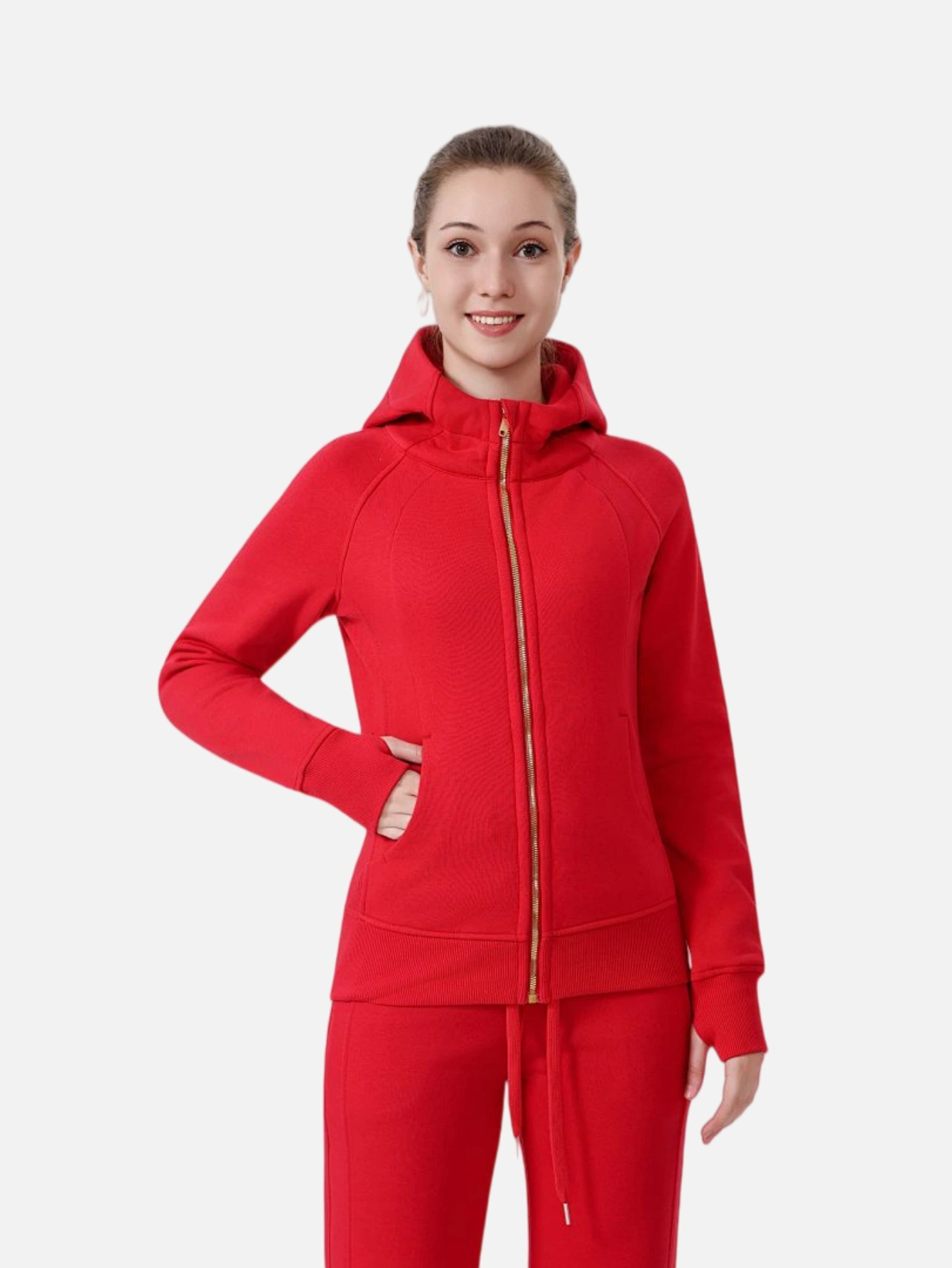lululemon Cropped Full-Zip Hoodie - Lulualo
