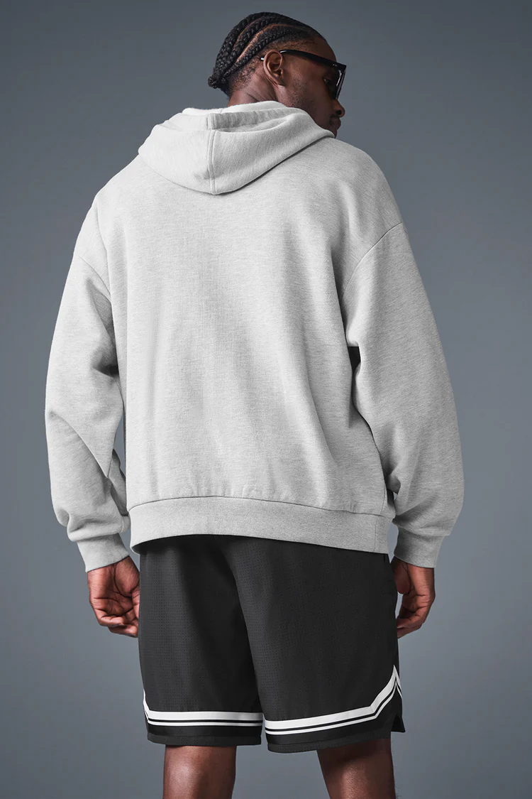 Lululemon Gray Full-Zip Hooded Jacket | US Warehouse - Lulualo