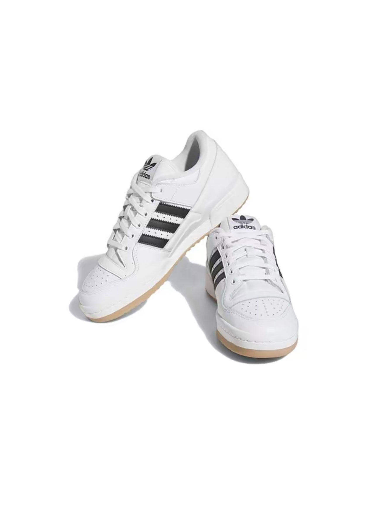 Forum Retro Leather & Suede Low-Top Sneakers - Lulualo