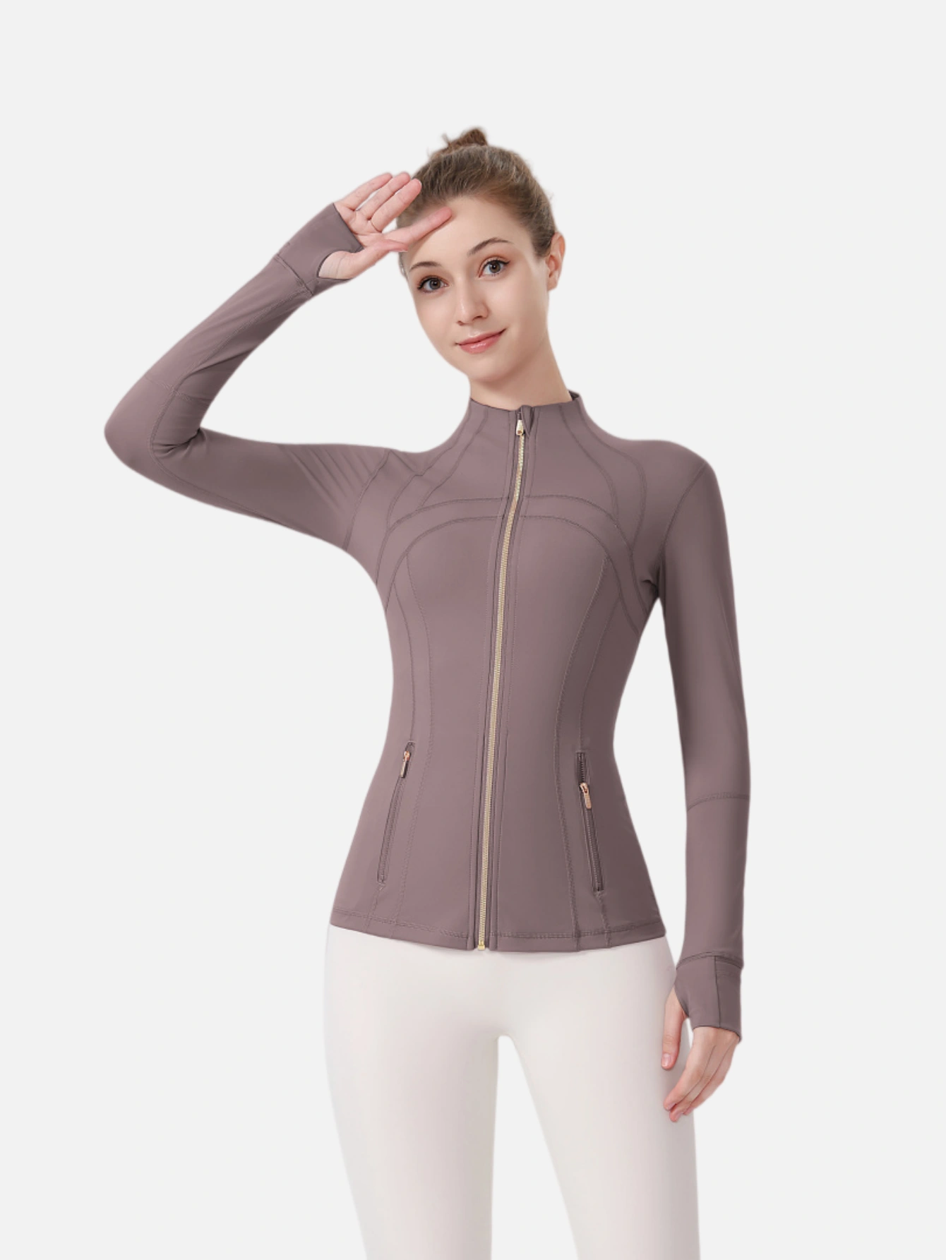 lululemon Slim-Fit Zip-Up Athletic Jacket - Lulualo
