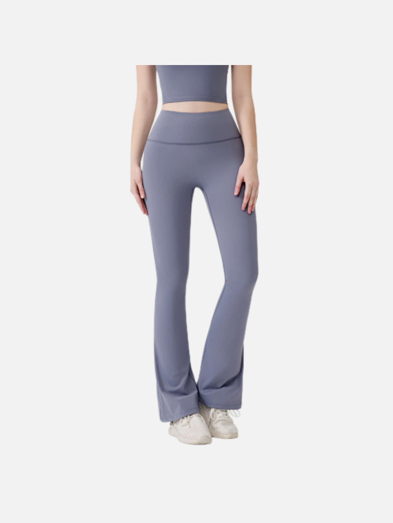 Women's High-Waist Split Flare Yoga Pants - Lulualo