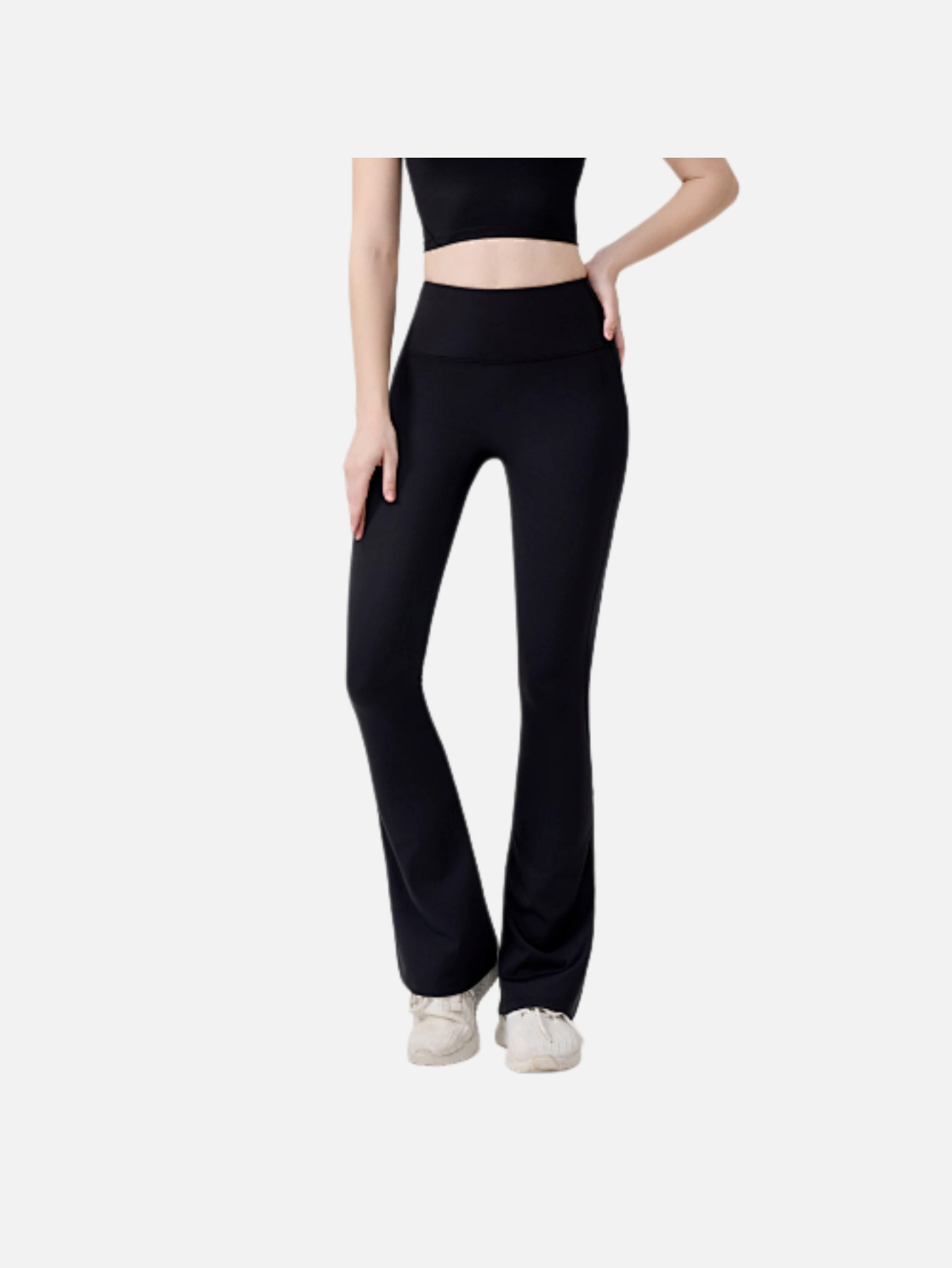 Women's High-Waist Split Flare Yoga Pants - Lulualo