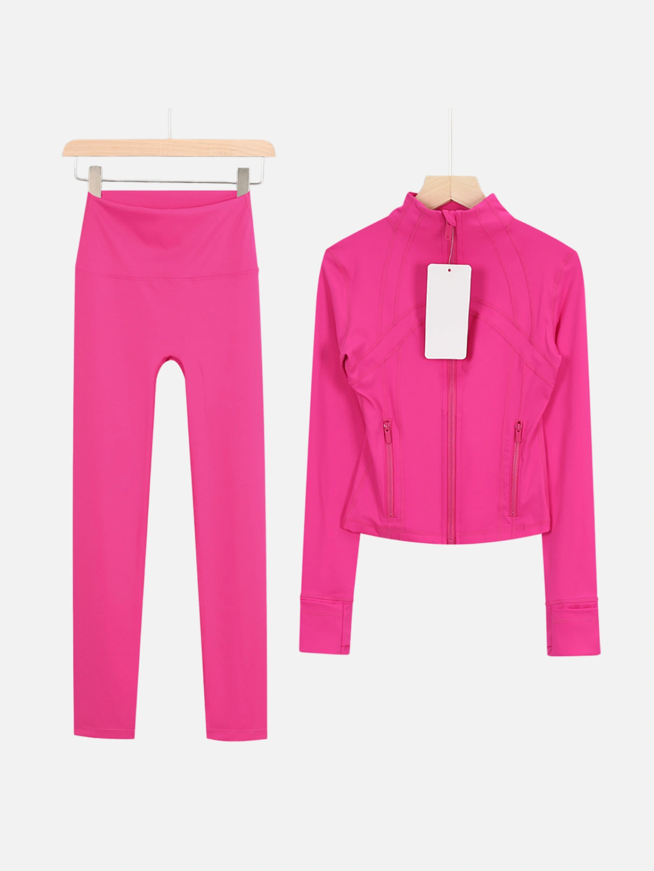 lululemon Cropped Zip-Up Jacket & High-Waist Slim Pants 2-Piece Set - Lulualo