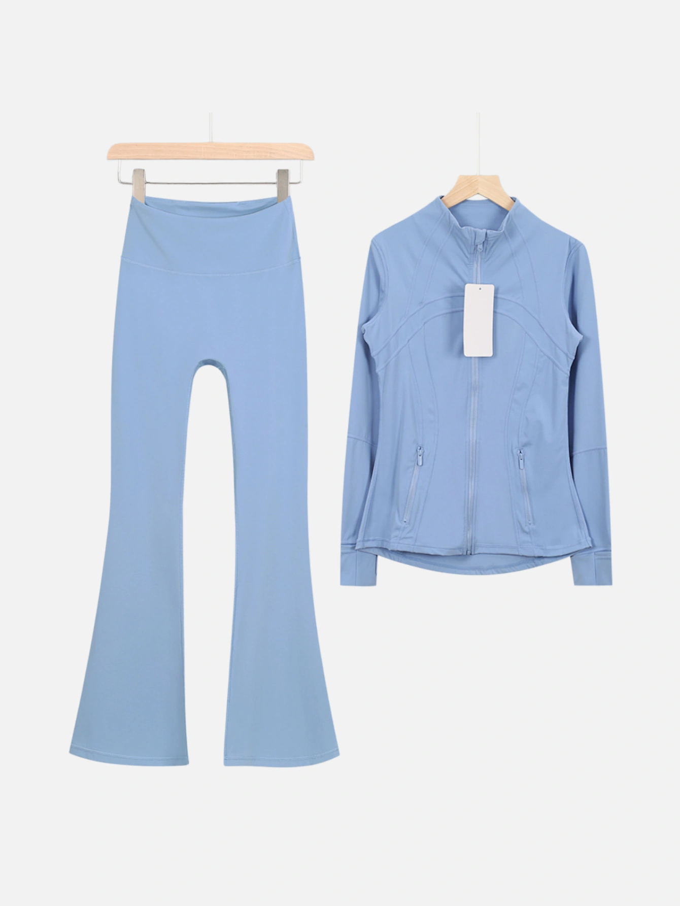 lululemon Zip-Up Jacket & Flared Pants 2-Piece Set - Lulualo