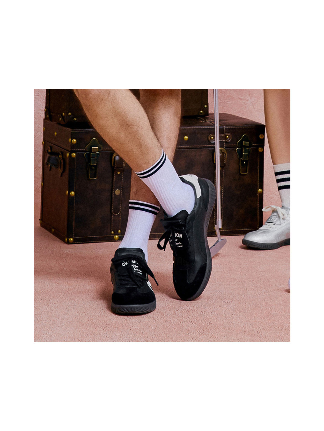 Unisex Retro Gum-Sole Leather & Suede Sneakers - Lulualo