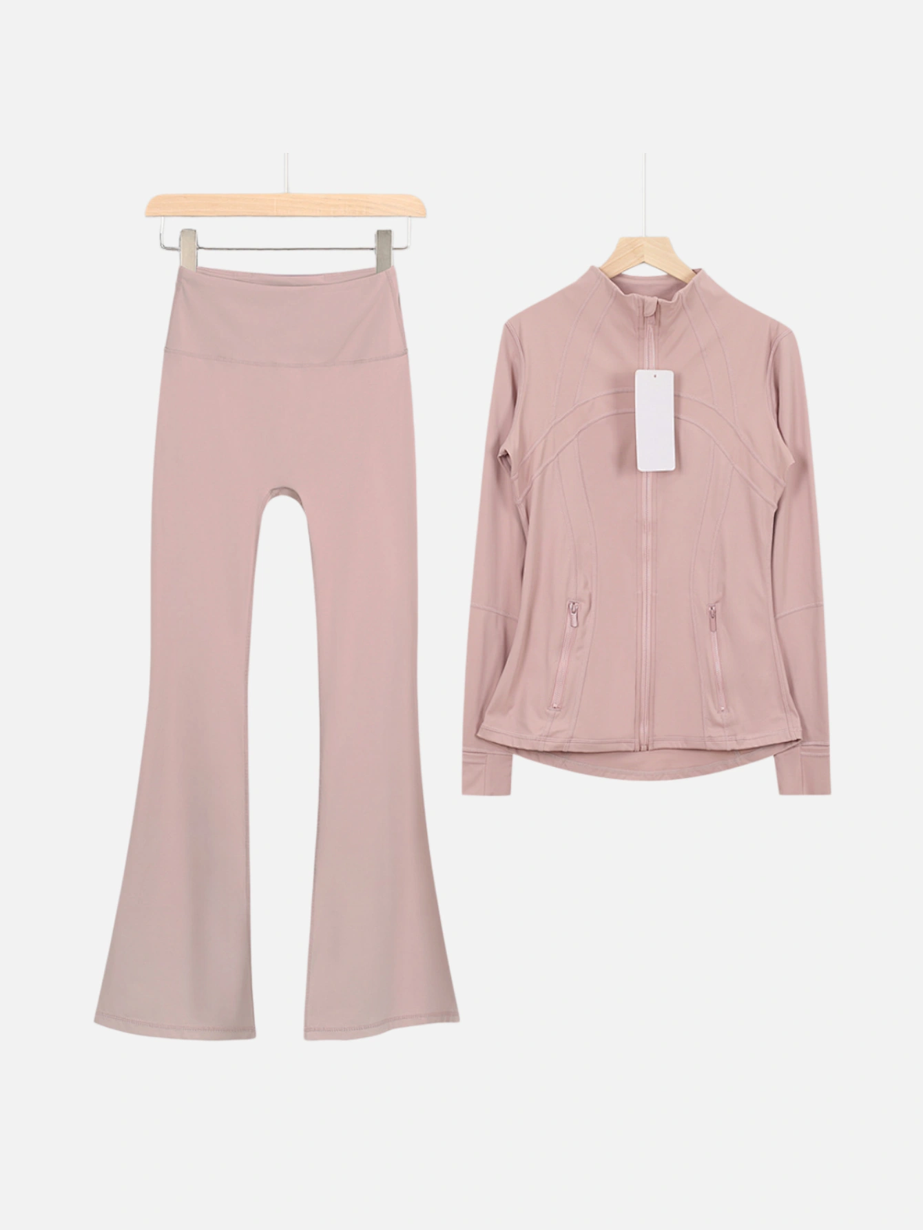 lululemon Zip-Up Jacket & Flared Pants 2-Piece Set - Lulualo