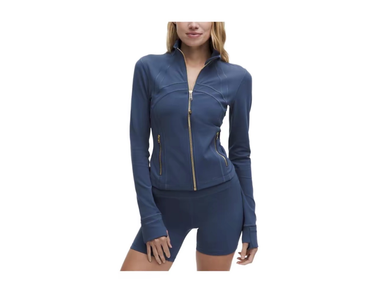 [Fast Ship From US Warehouse]High Elastic Full-Zip Athletic Running Yoga Jacket - Lulualo