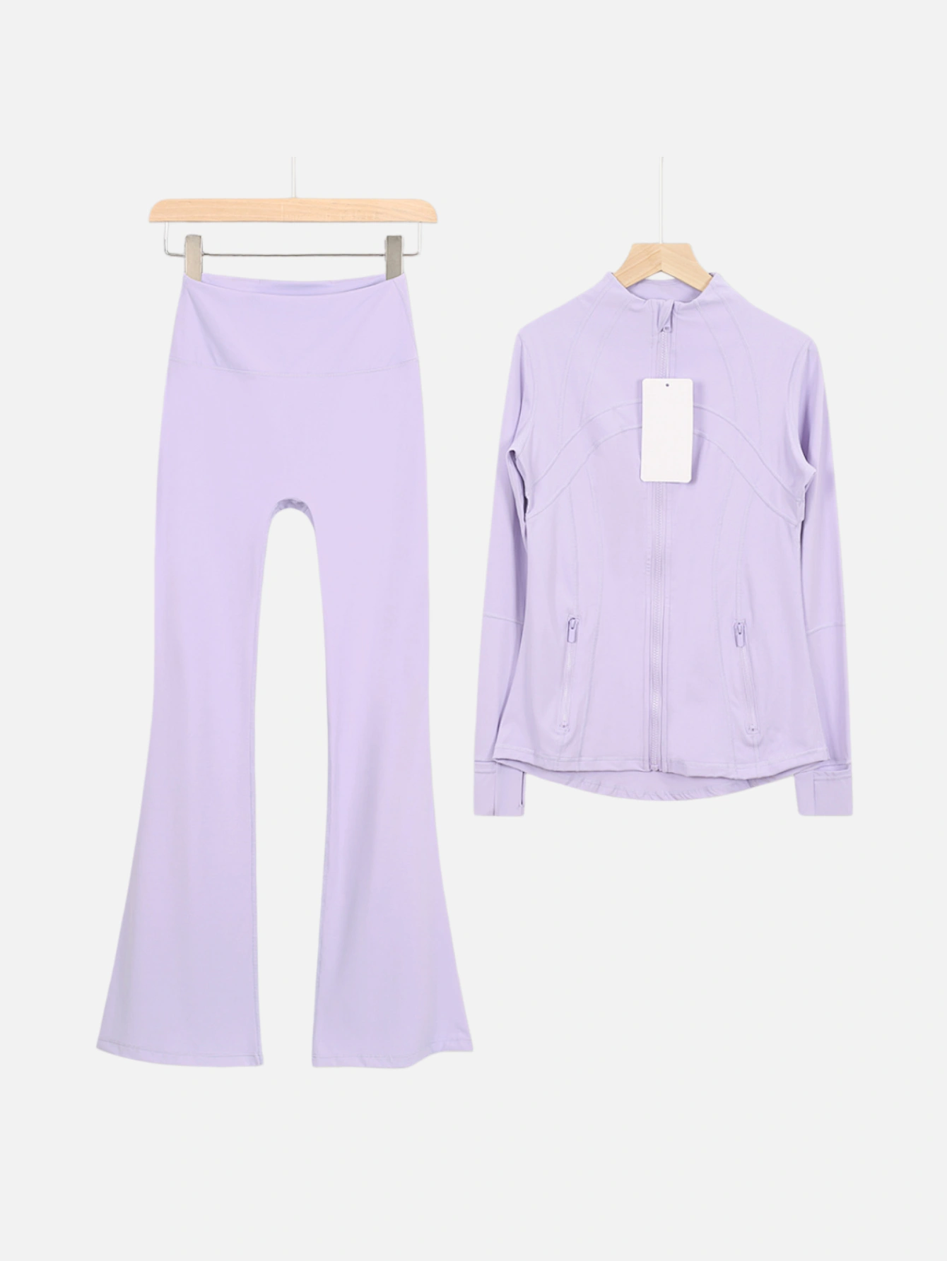 lululemon Zip-Up Jacket & Flared Pants 2-Piece Set - Lulualo