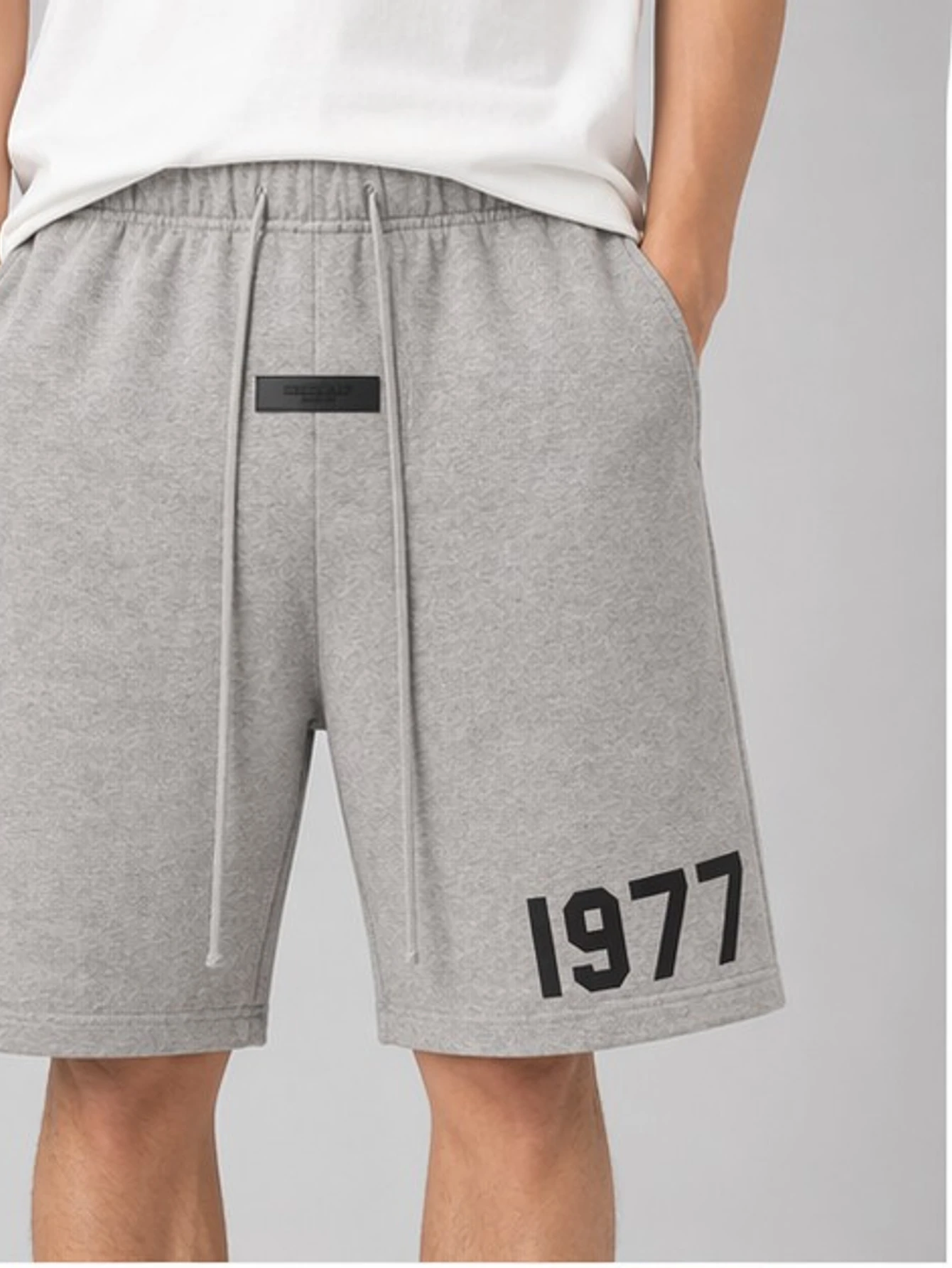 Essentials Dark Oatmeal 1977 Shorts | US Warehouse - Lulualo