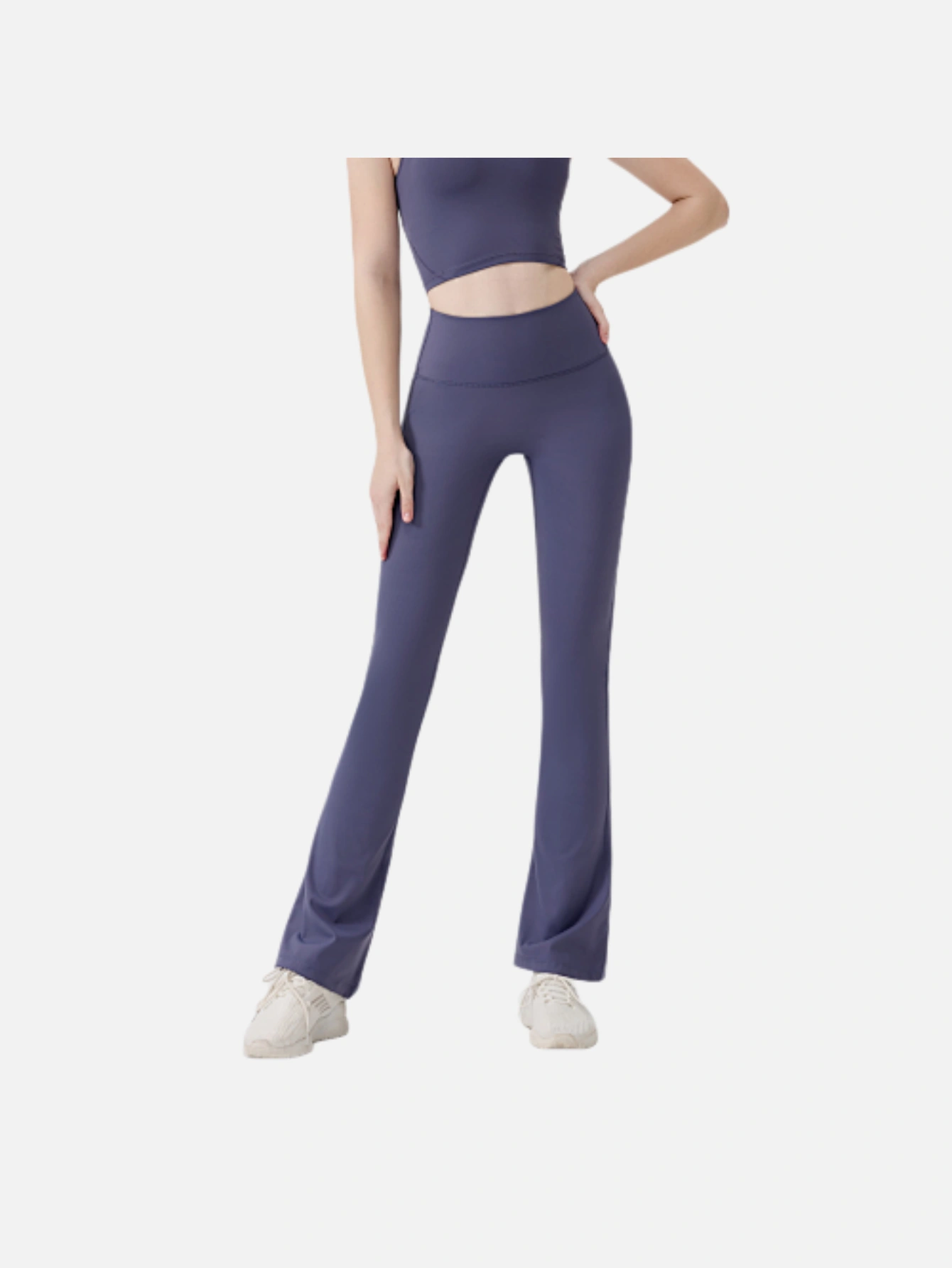 Women's High-Waist Split Flare Yoga Pants - Lulualo