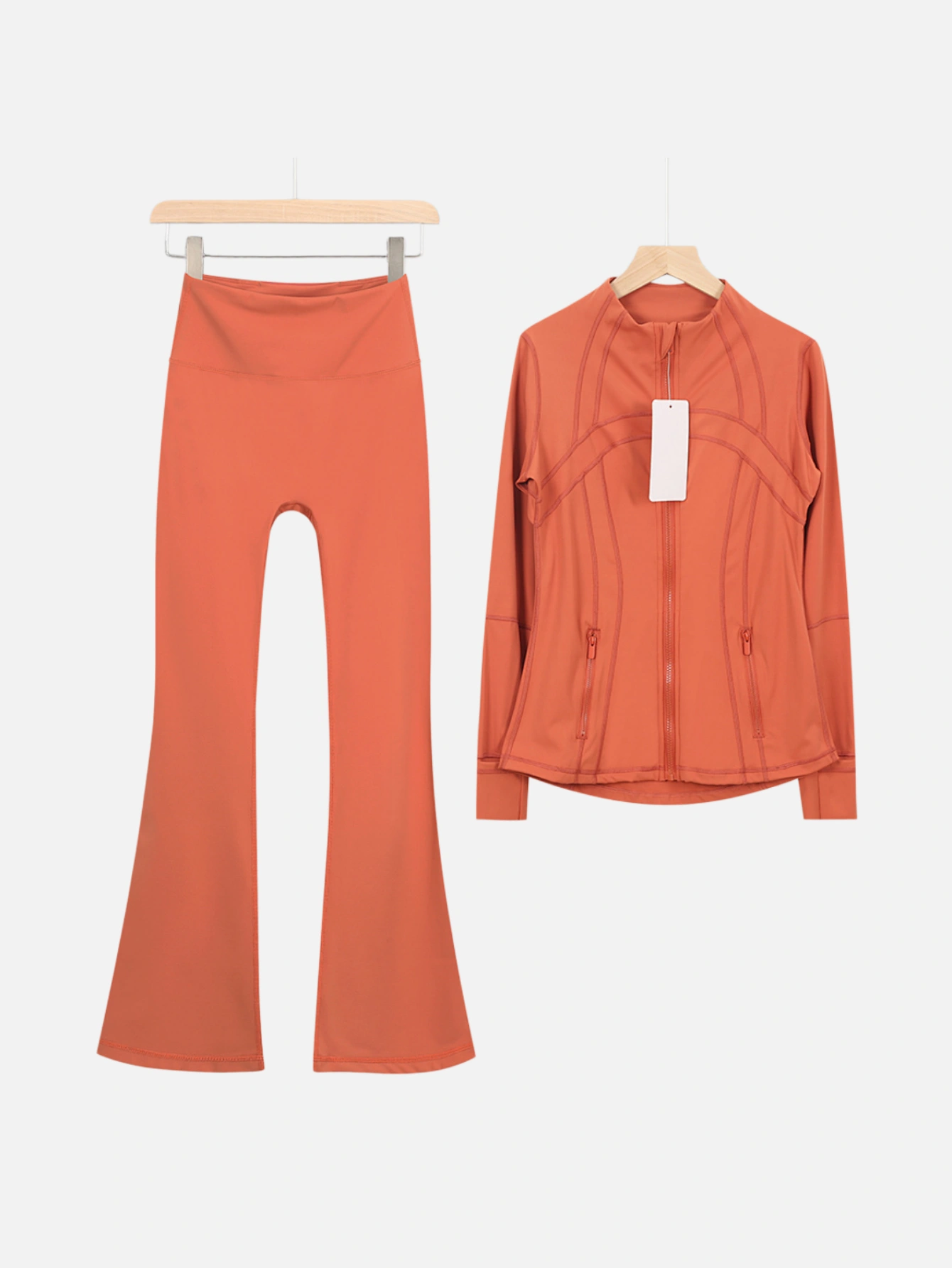 lululemon Zip-Up Jacket & Flared Pants 2-Piece Set - Lulualo