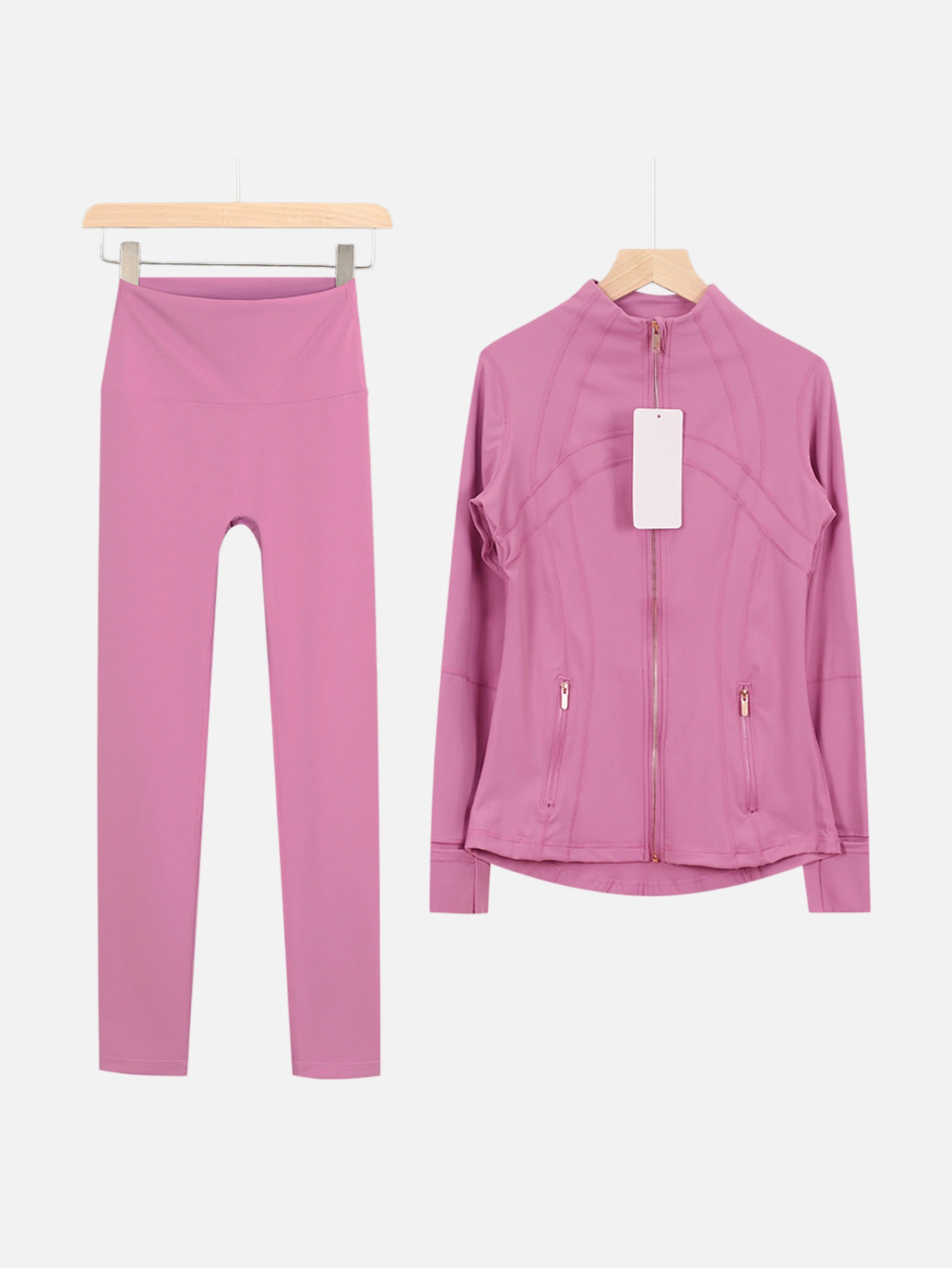 lululemon Zip-Up Jacket & Leggings 2-Piece Set - Lulualo