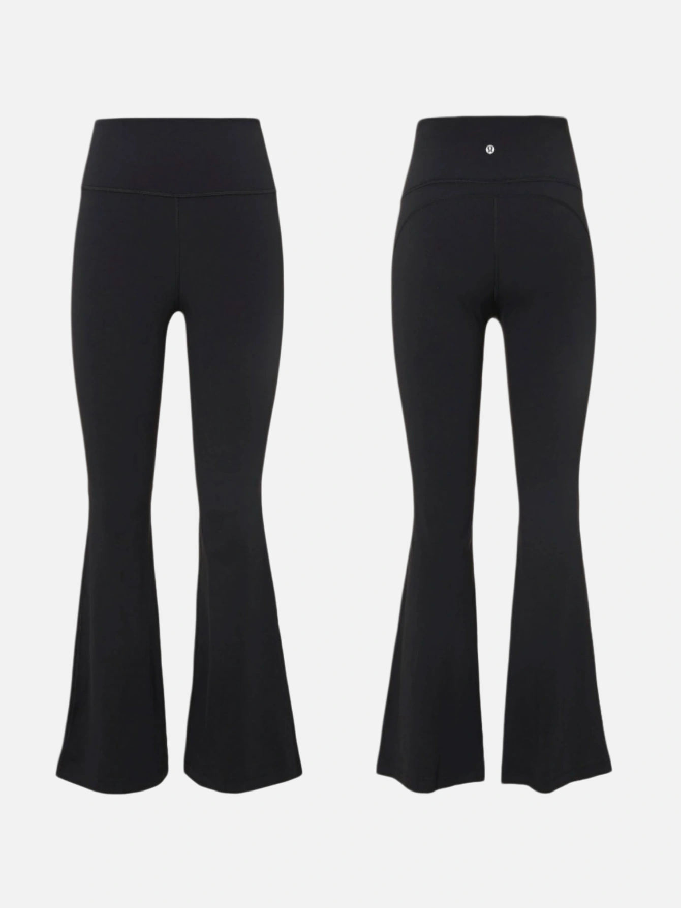 High Waist Flare Yoga Pants, Soft Stretch Bootcut Workout Leggings, Butt Lifting Tummy Control Athletic Bell Bottom Pants for Women Daily Gym Running - Lulualo