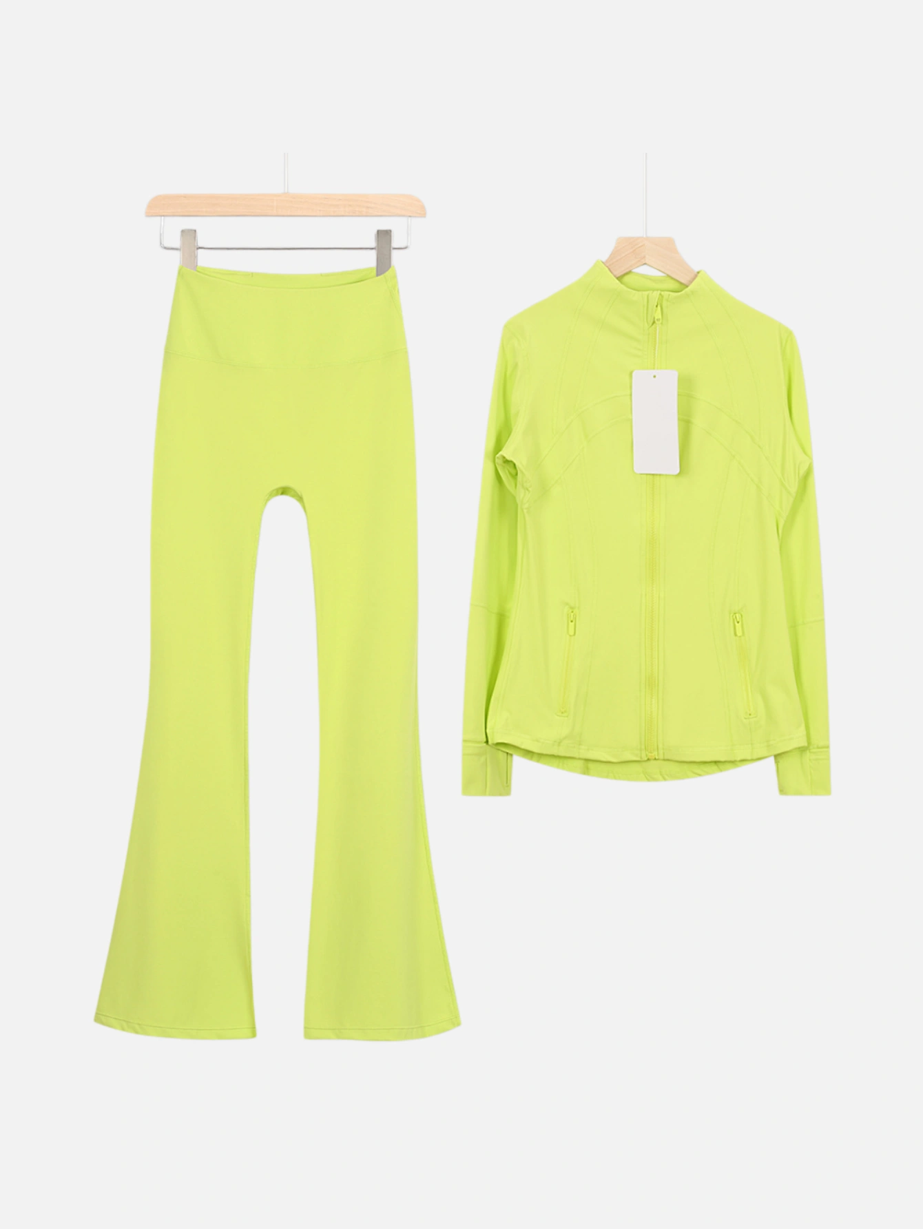 lululemon Zip-Up Jacket & Flared Pants 2-Piece Set - Lulualo