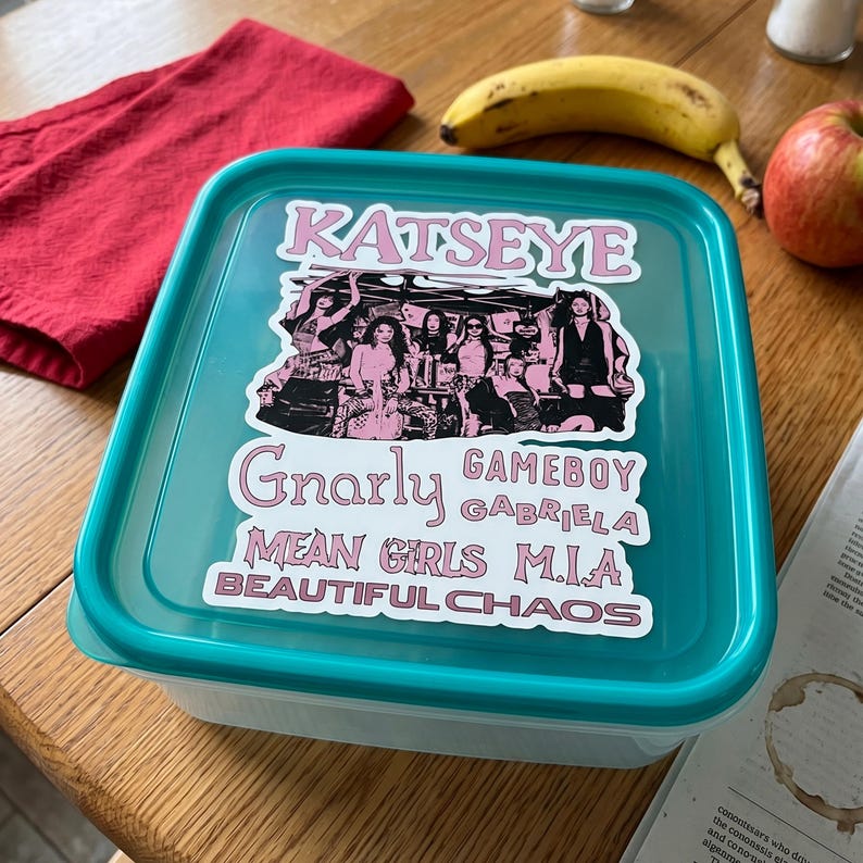 KATSEYE Kiss Cut Stickers Durable For DIY Lovers Car Magnets - KATSEYE MERCH​