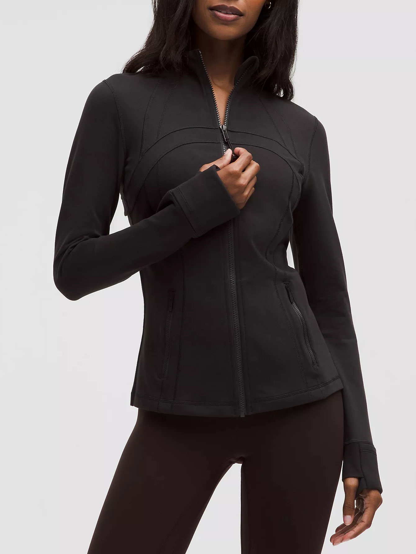 [Fast Ship From US Warehouse]High Elastic Full-Zip Athletic Running Yoga Jacket - Lulualo