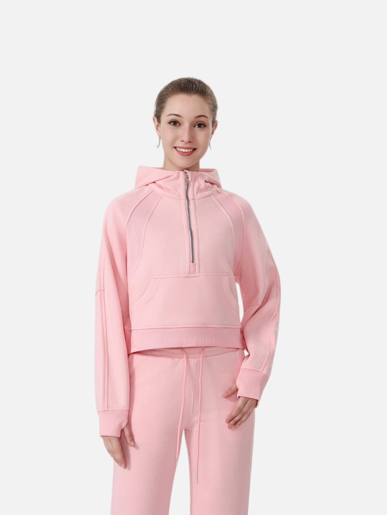 lululemon Cropped Half-Zip Hoodie - Lulualo