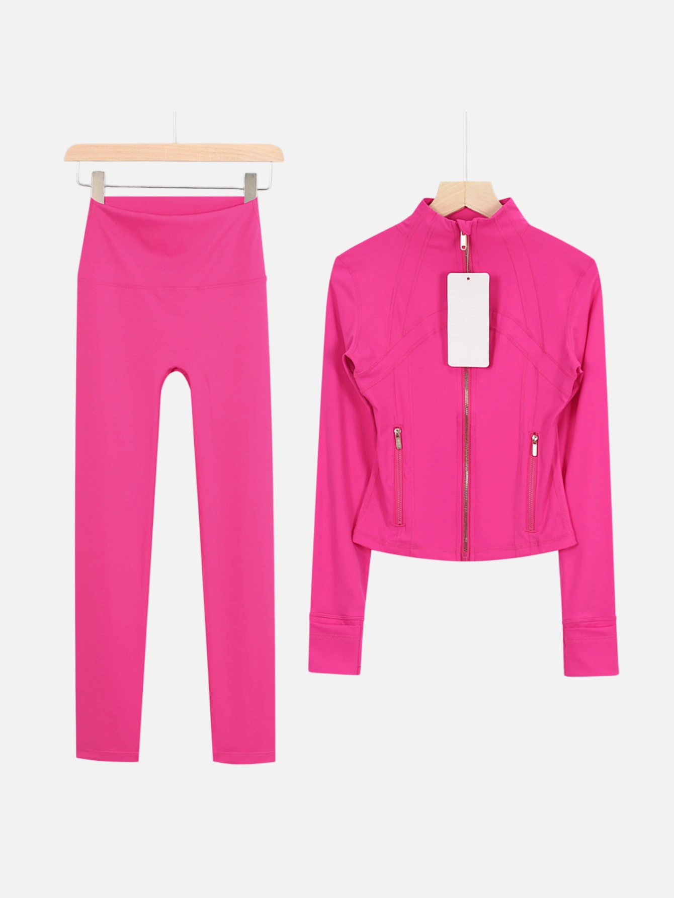 lululemon Cropped Zip-Up Jacket & High-Waist Slim Pants 2-Piece Set - Lulualo