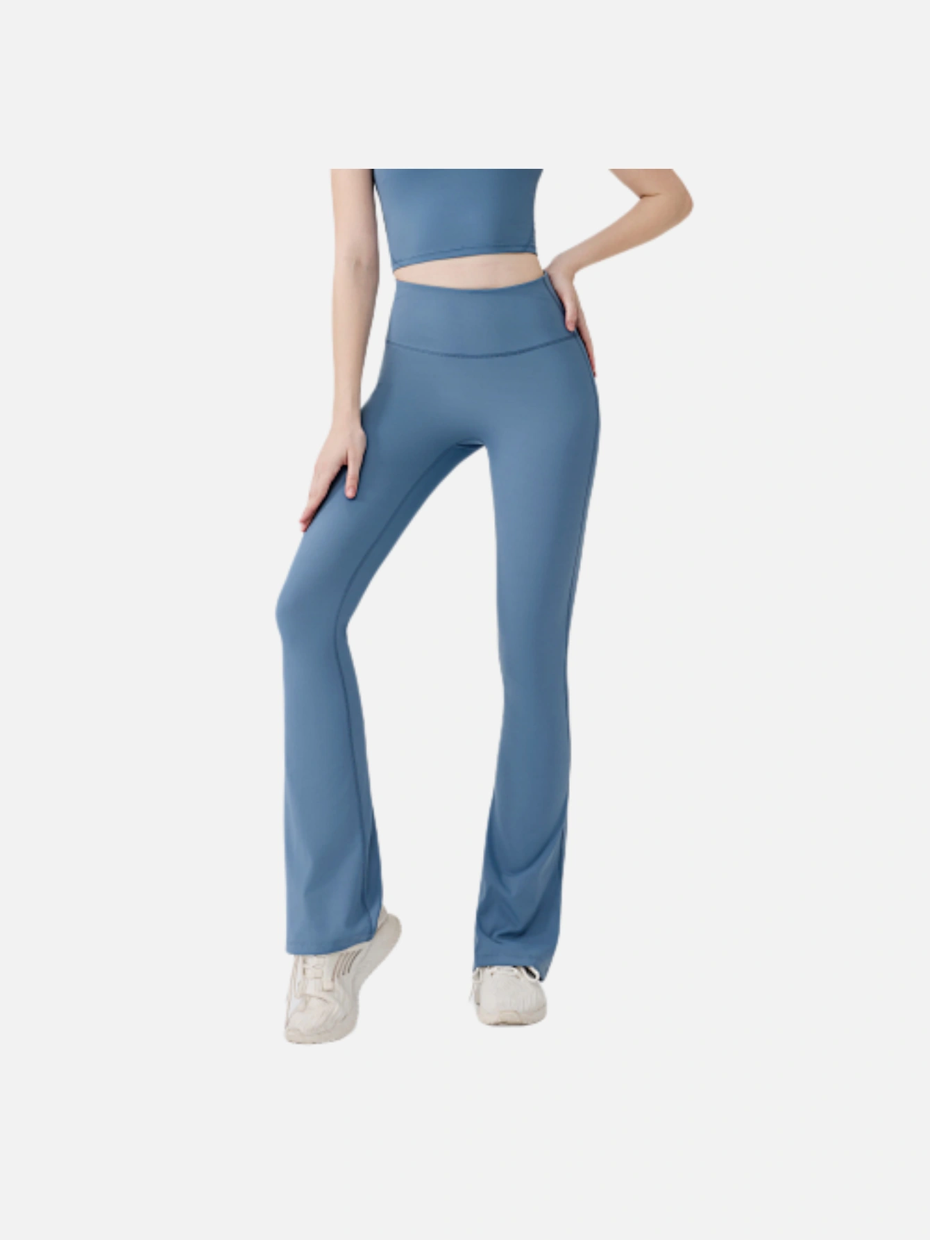 Women's High-Waist Split Flare Yoga Pants - Lulualo