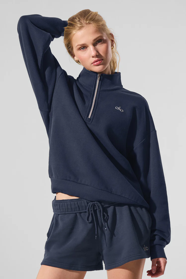 Alo Accolade Quarter-Zip Pullover - Lulualo