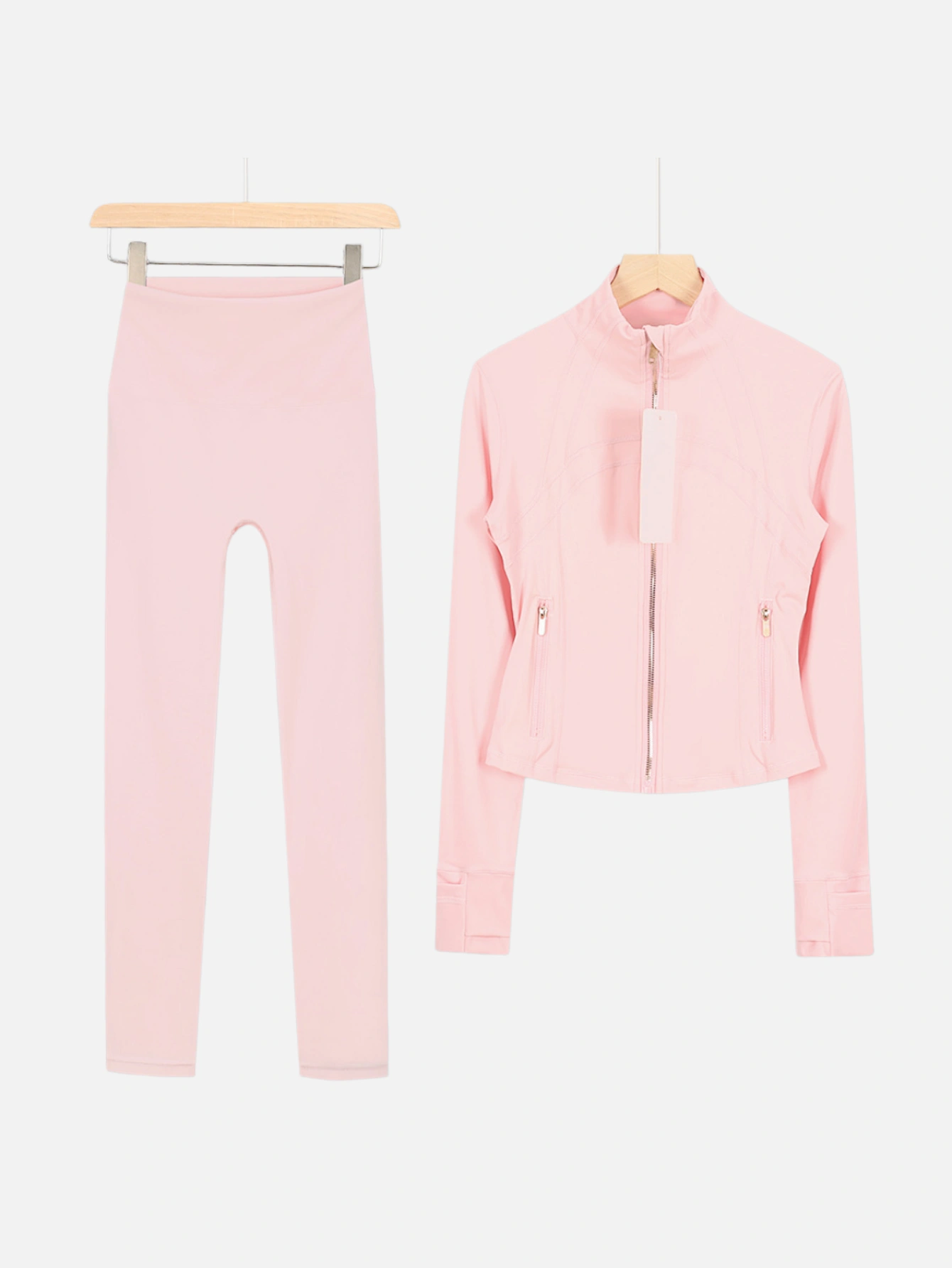lululemon Cropped Zip-Up Jacket & High-Waist Slim Pants 2-Piece Set - Lulualo