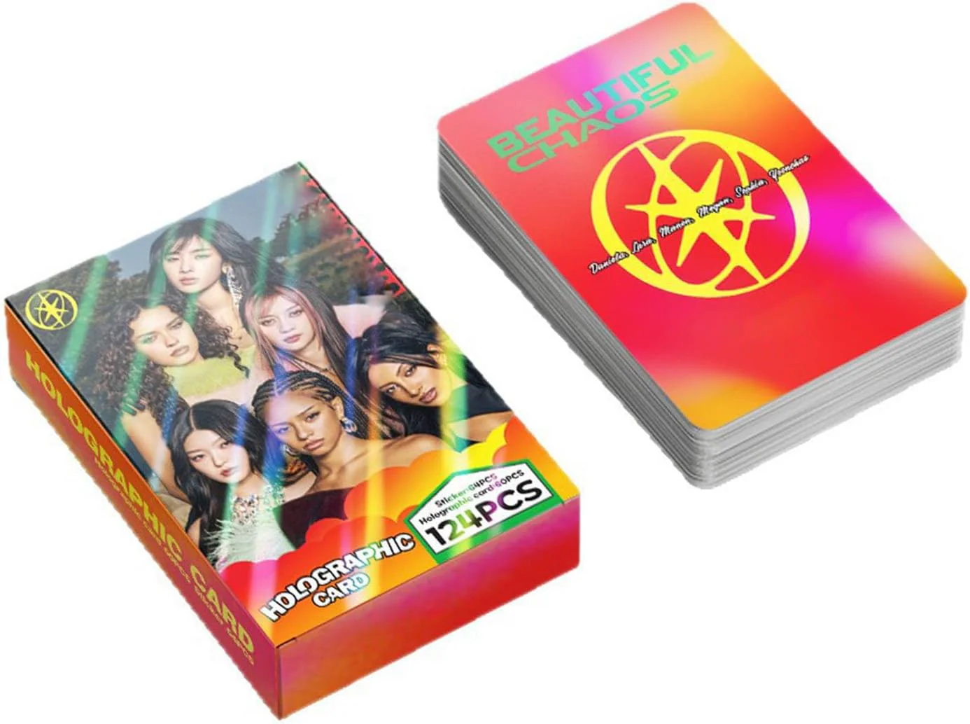 30Pcs Novel Idol Album Flash Lomo Cards - KATSEYE MERCH​