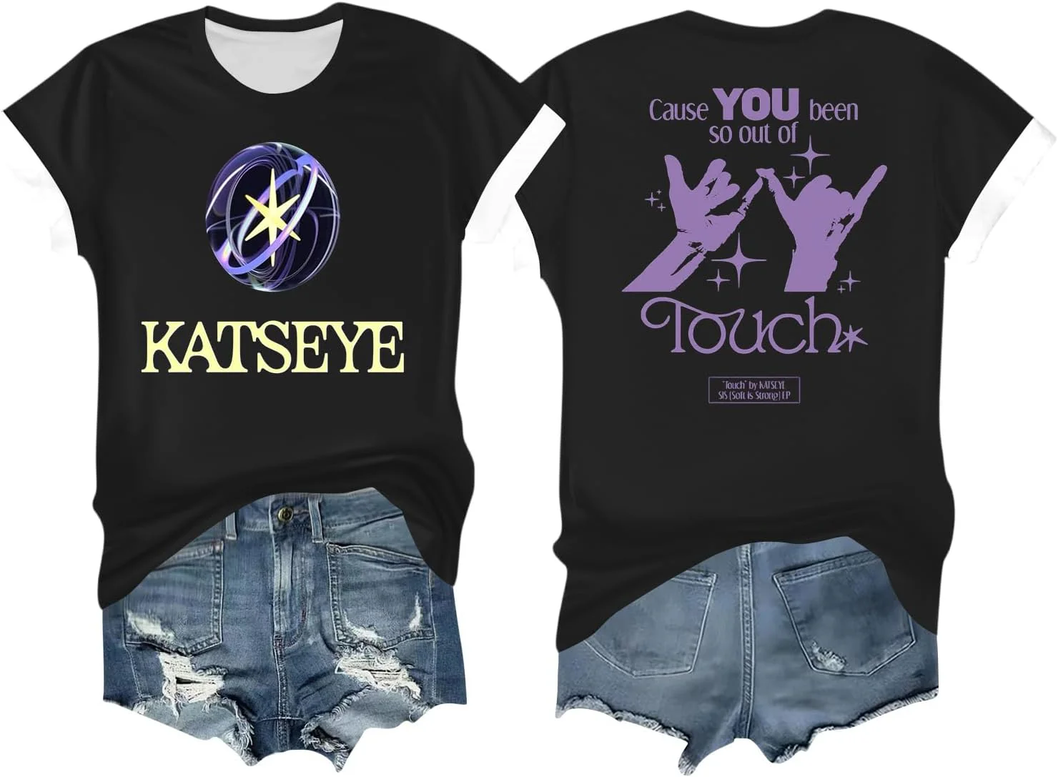 KATSEYE Tour Graphic T-Shirt – Concert Style Fan Tee - KATSEYE MERCH​